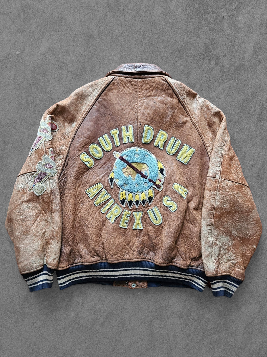 90s AVIREX "SOUTH DRUM USA" JACKET [XL]