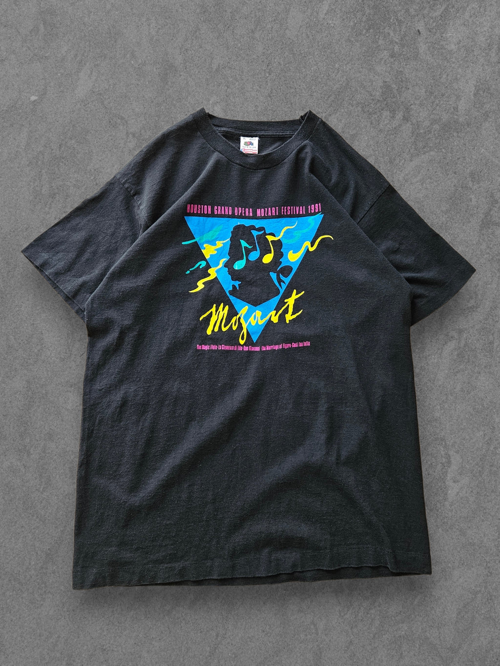 90s FRUIT OF THE LOOM ''MOZART FESTIVAL'' T-SHIRT [XL]