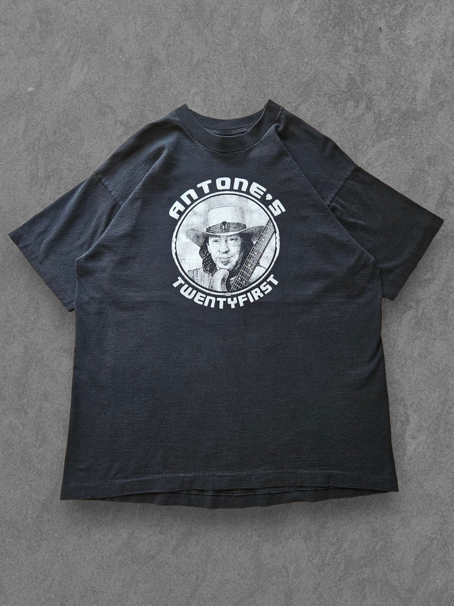 90s FRUIT OF THE LOOM ''STEVIE RAY VAUGHAN'' T-SHIRT [XL]