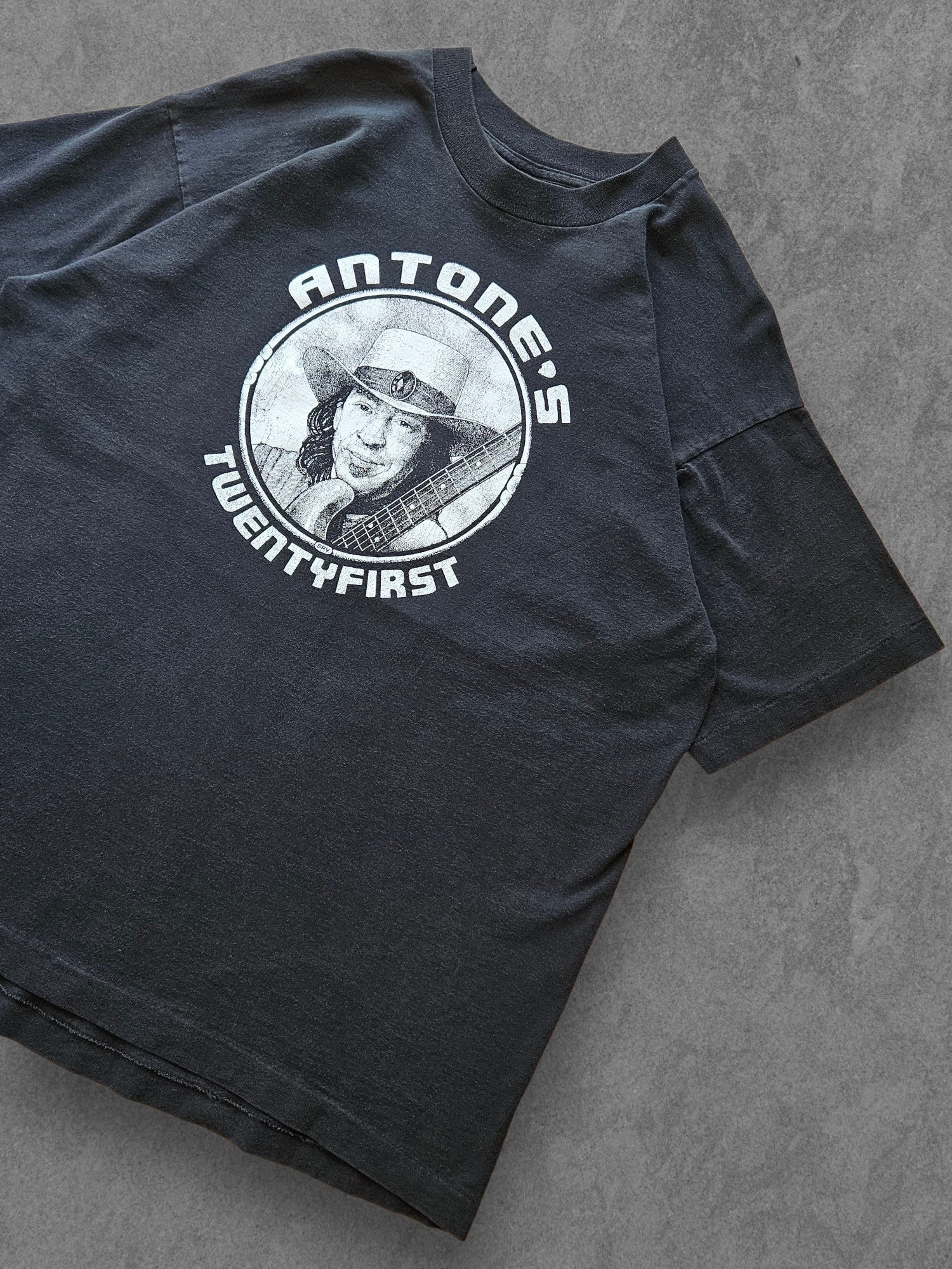 90s FRUIT OF THE LOOM ''STEVIE RAY VAUGHAN'' T-SHIRT [XL]