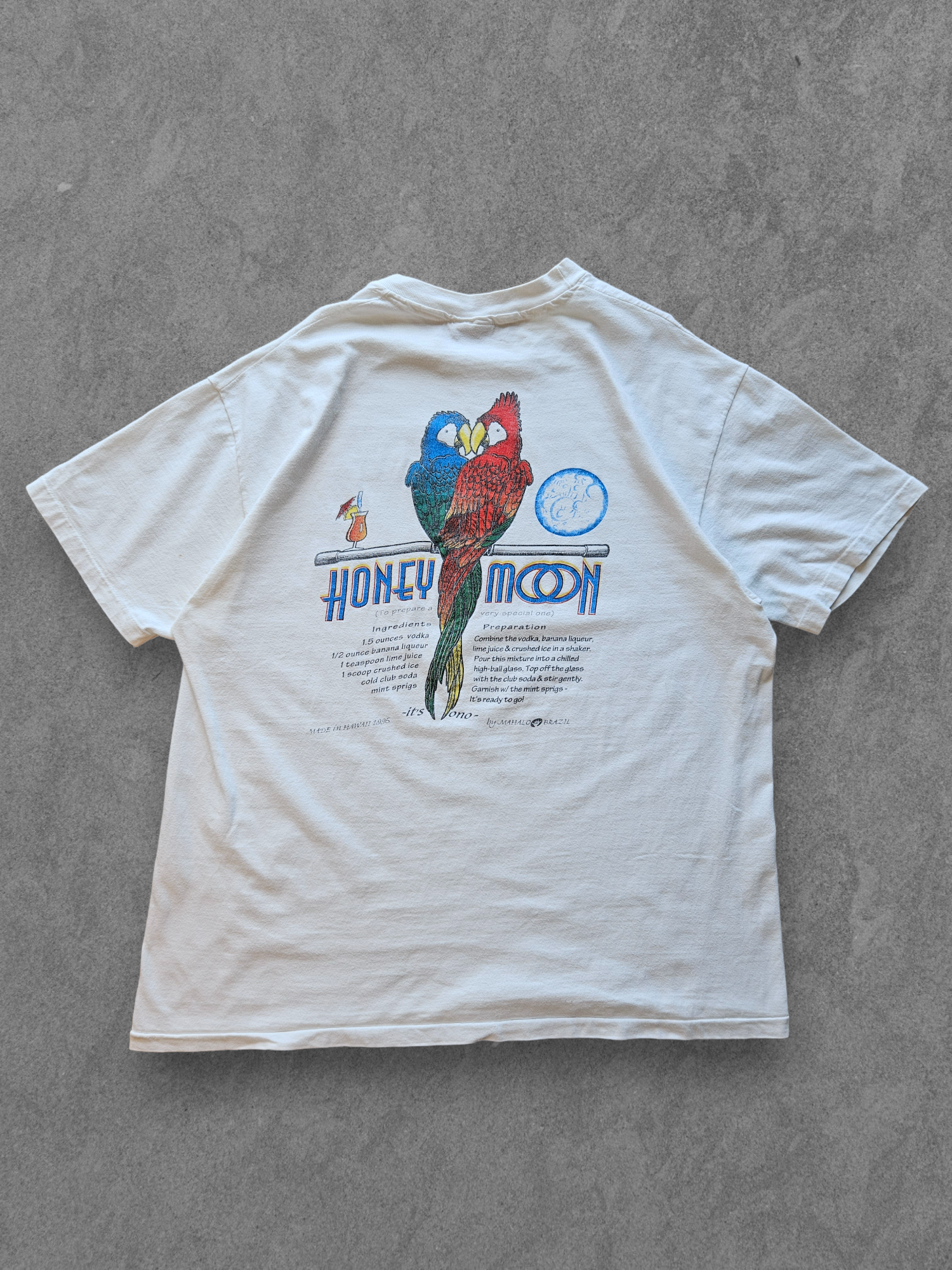 90s HANES ''DREAM CRUISES'' T-SHIRT [XL]