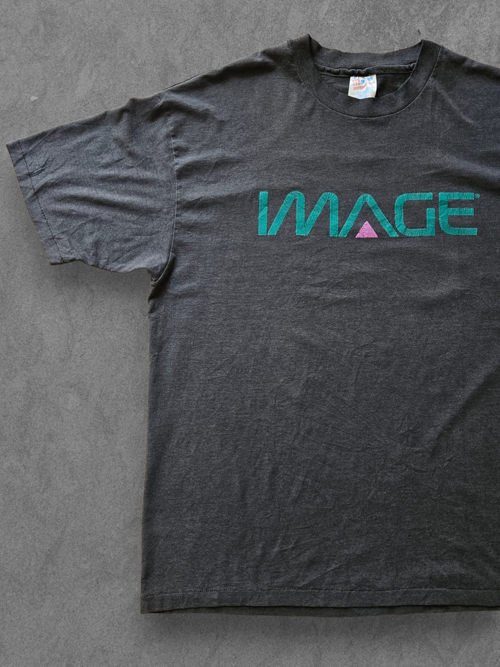 90s HANES ''IMAGE'' T-SHIRT [XL]