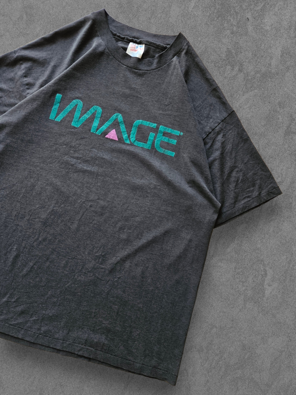 90s HANES ''IMAGE'' T-SHIRT [XL]