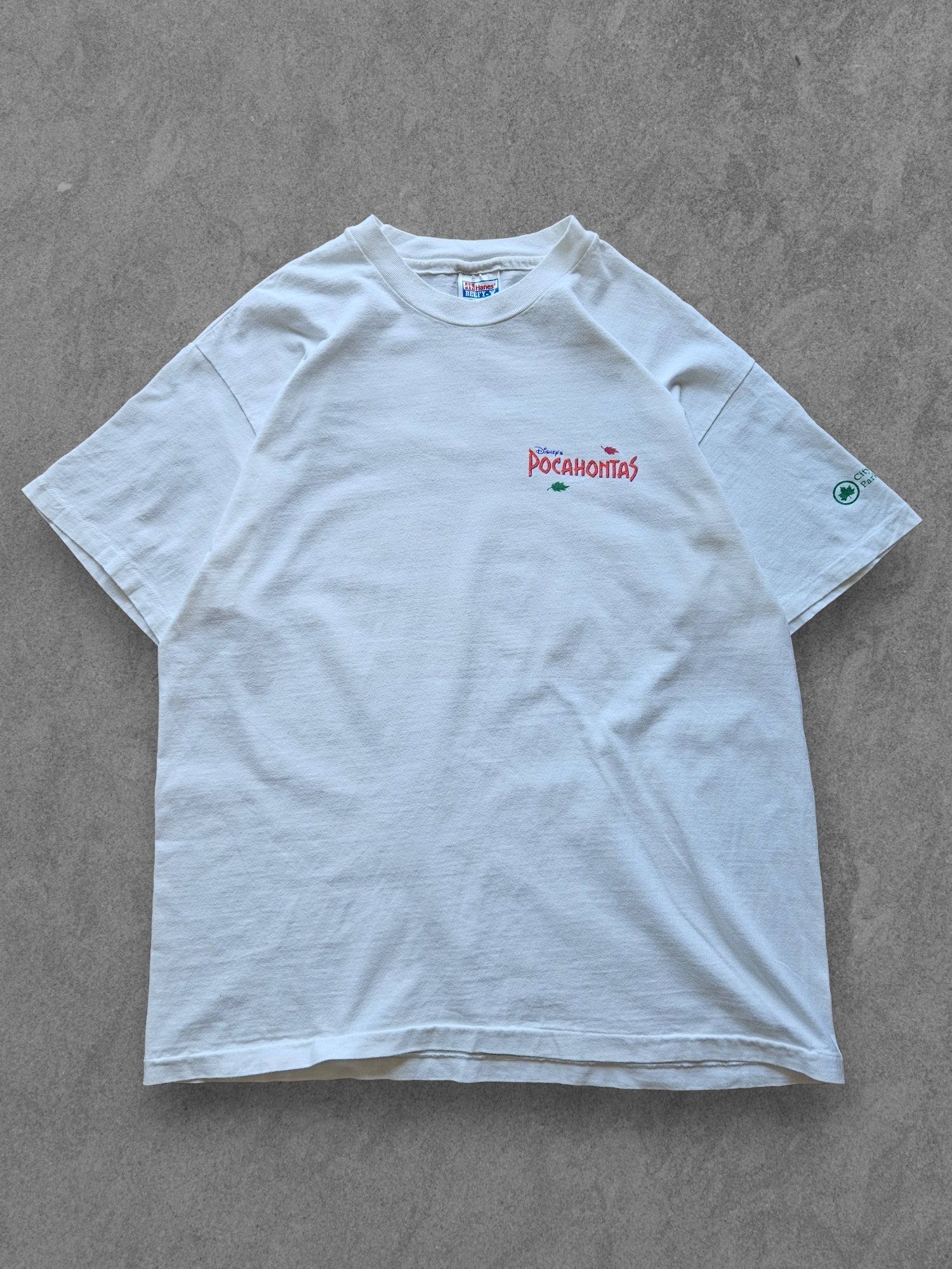 90s HANES ''POCAHONTAS PREMIERE'' T-SHIRT [XL]