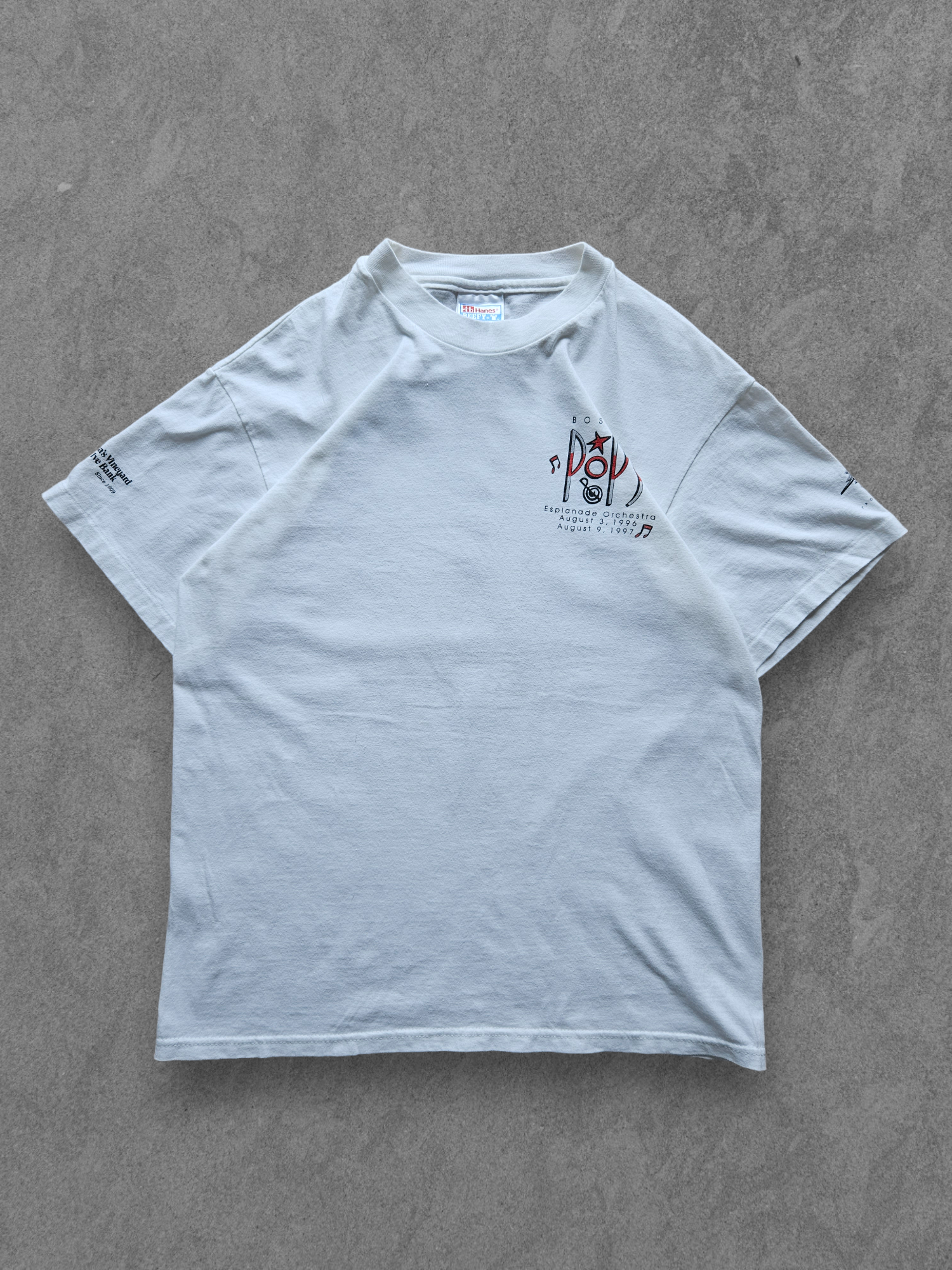 90s HANES ''POPS ORCHESTRA'' T-SHIRT [M]