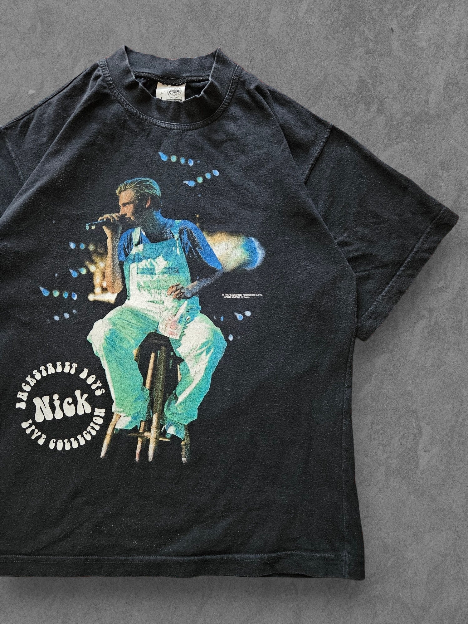 90s IAM ''BACKSTREET BOYS LIVE COLLECTION'' T-SHIRT [L]