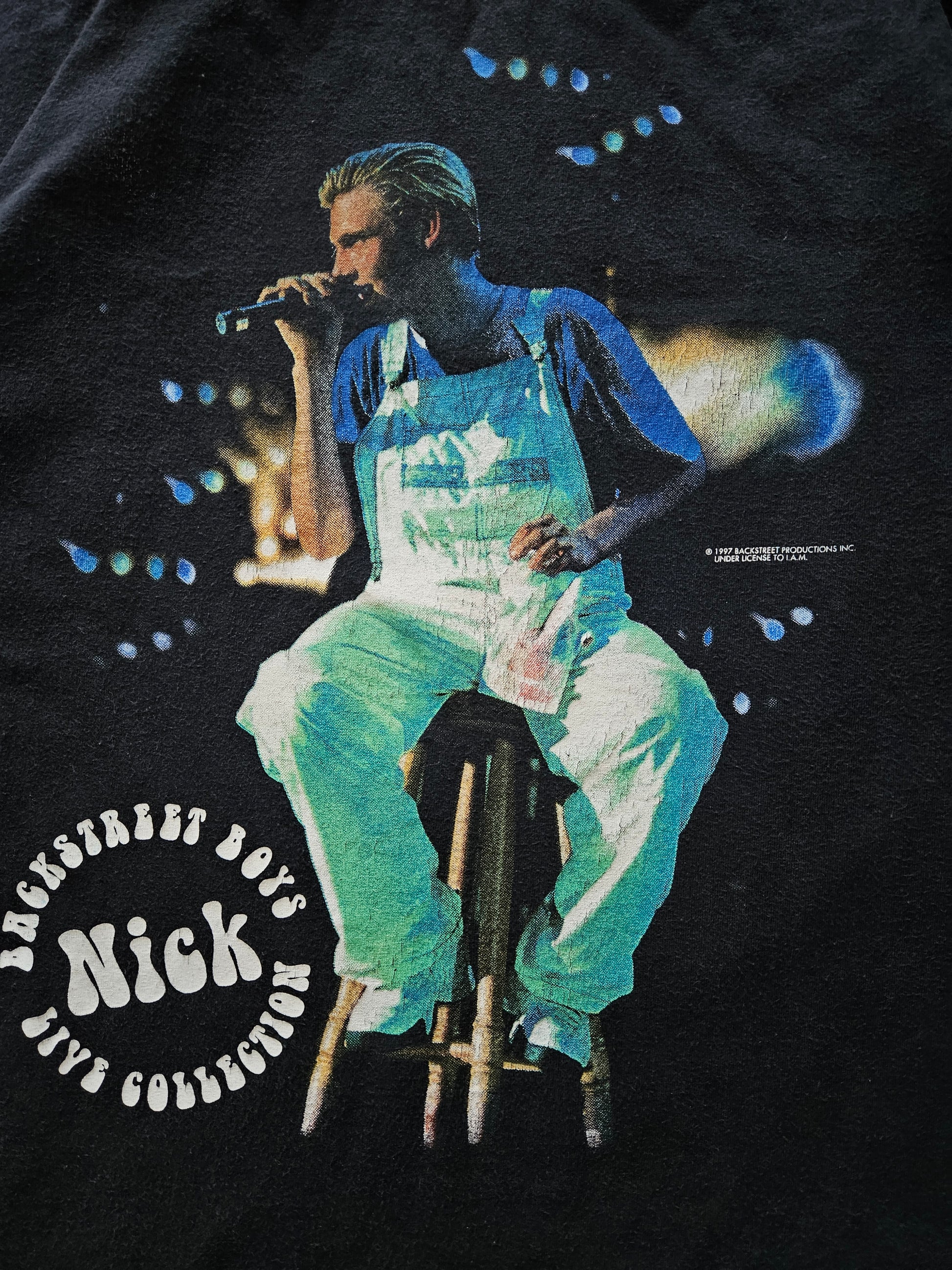 90s IAM ''BACKSTREET BOYS LIVE COLLECTION'' T-SHIRT [L]