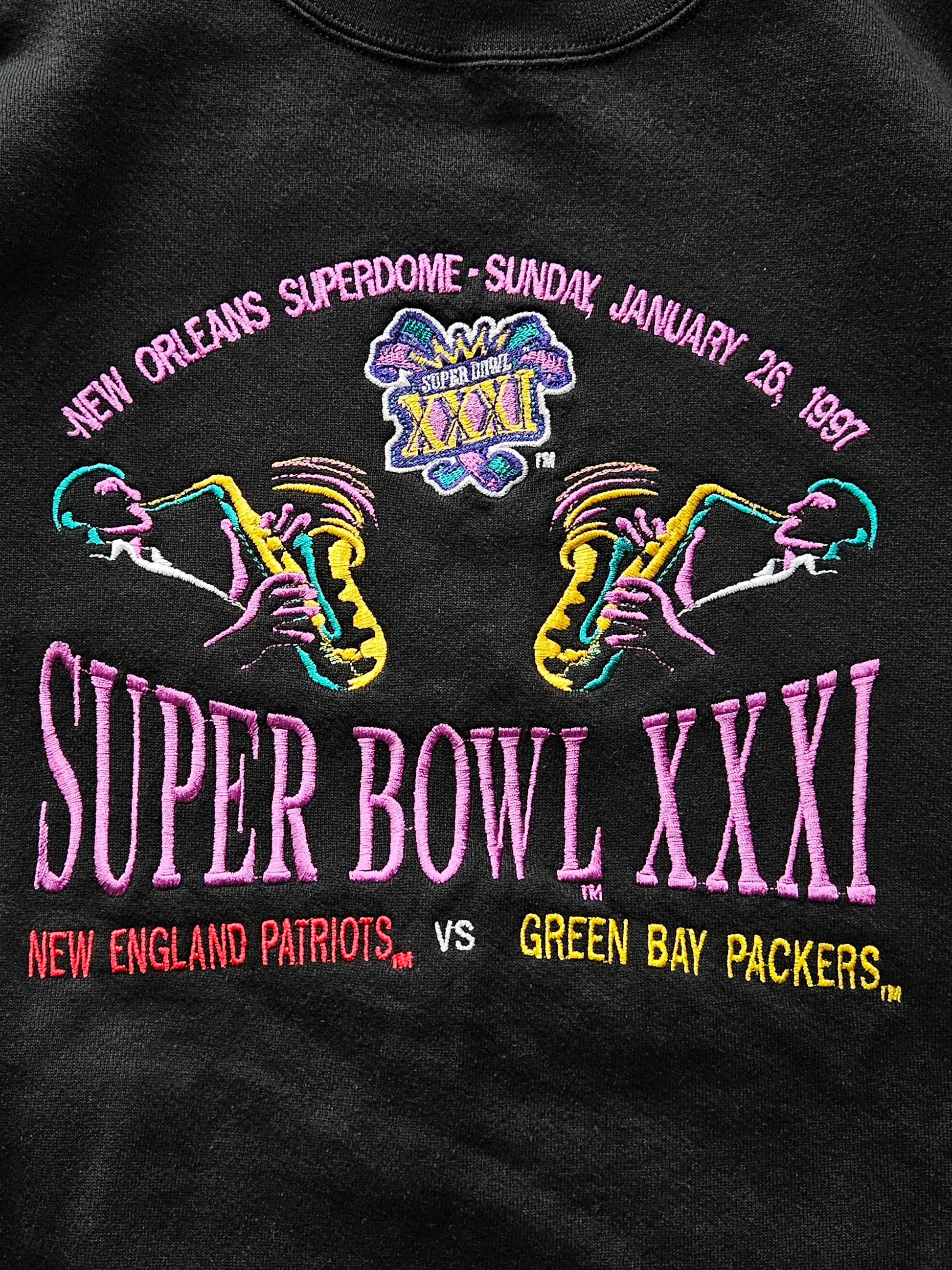 90s LOGO ATHLETIC ''SUPERBOWL 1997'' SWEATSHIRT [XL]