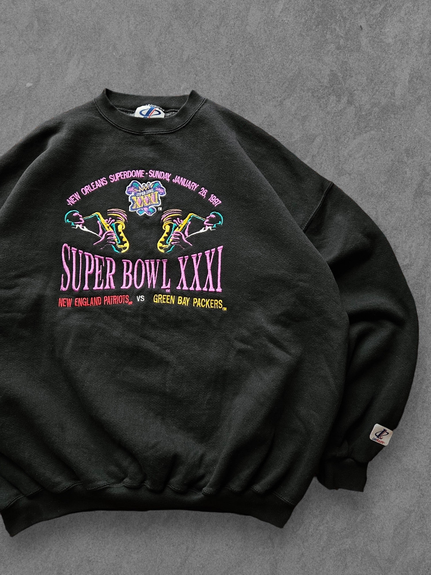 90s LOGO ATHLETIC ''SUPERBOWL 1997'' SWEATSHIRT [XL]