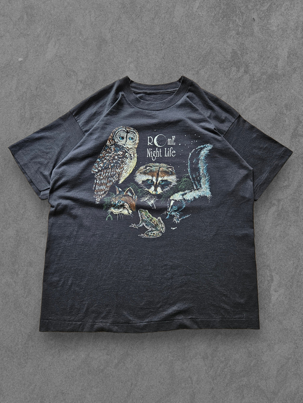 90s ROME GEORGIA NIGHT LIFE T-SHIRT [XL]