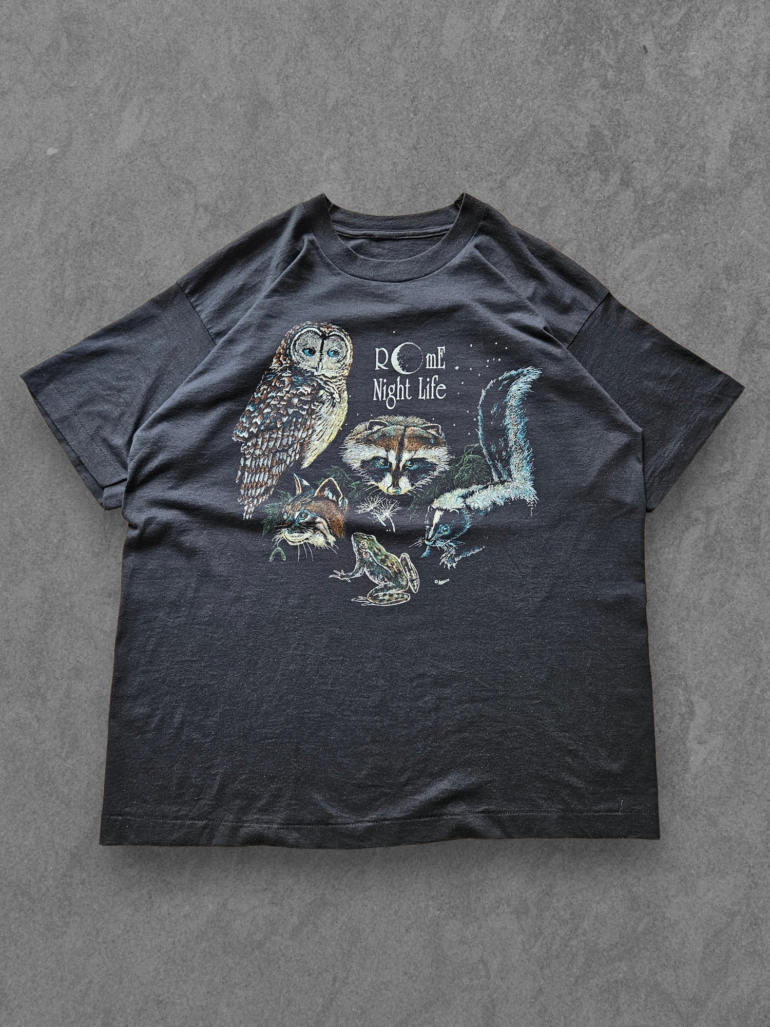 90s ROME GEORGIA NIGHT LIFE T-SHIRT [XL]