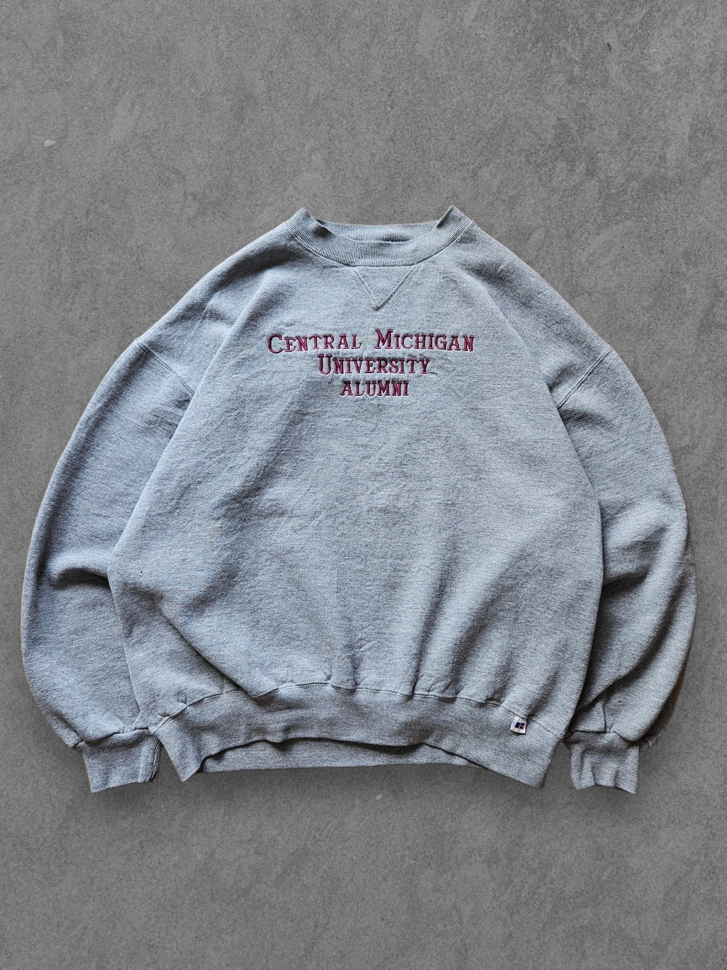 90s RUSSELL ATHLETIC ''CENTRAL MICHIGAN'' SWEATSHIRT [XL]