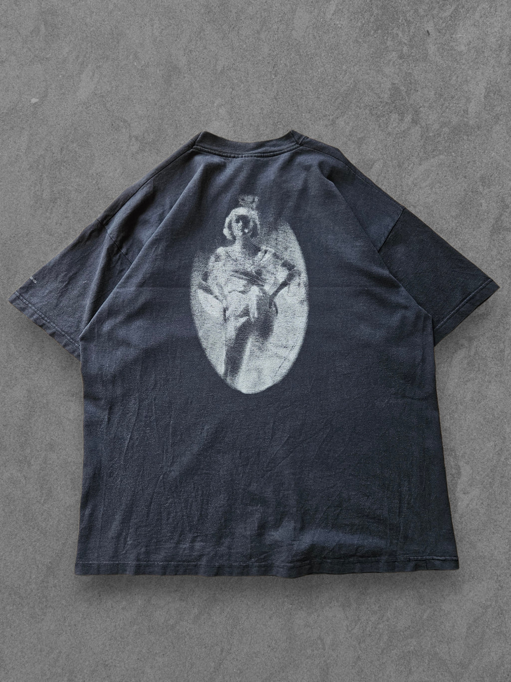 90s SCREEN STARS ''FADED WOMAN'' T-SHIRT [XL]