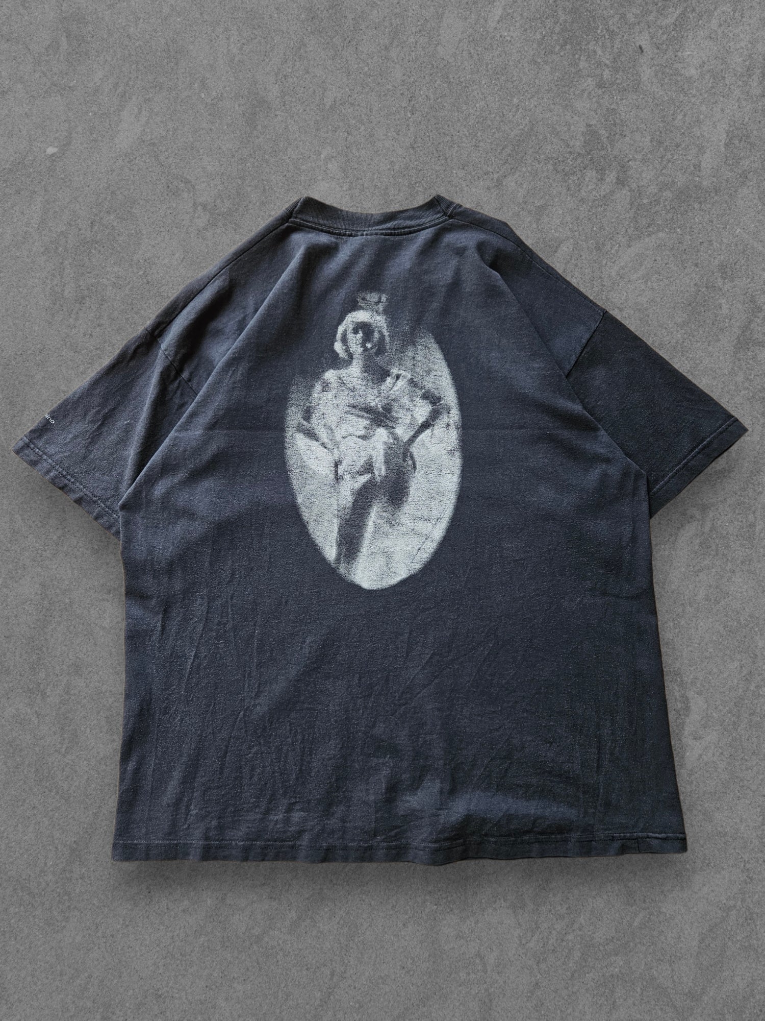 90s SCREEN STARS ''FADED WOMAN'' T-SHIRT [XL]