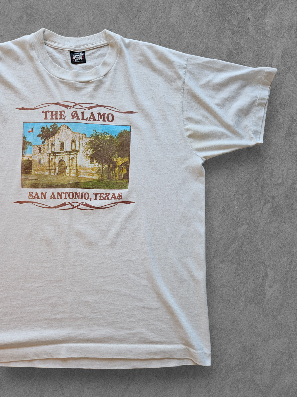 90s SCREEN STARS ''THE ALAMO'' T-SHIRT [XL]