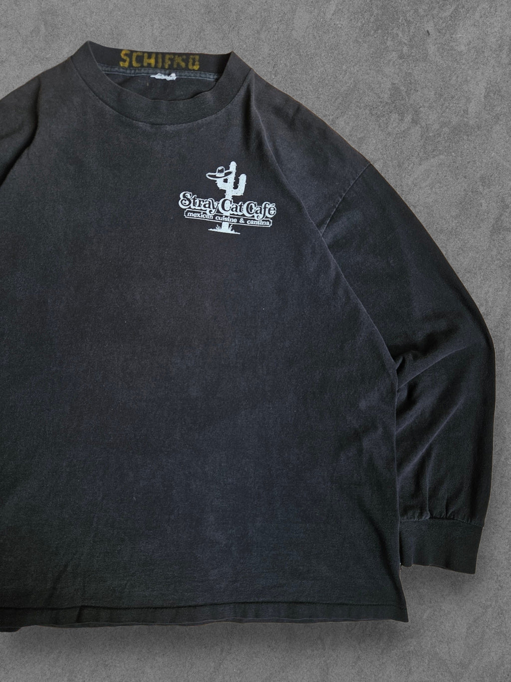 90s STRAY CAT CAFE MEXICAN CANTINA LONGSLEEVE [XL]
