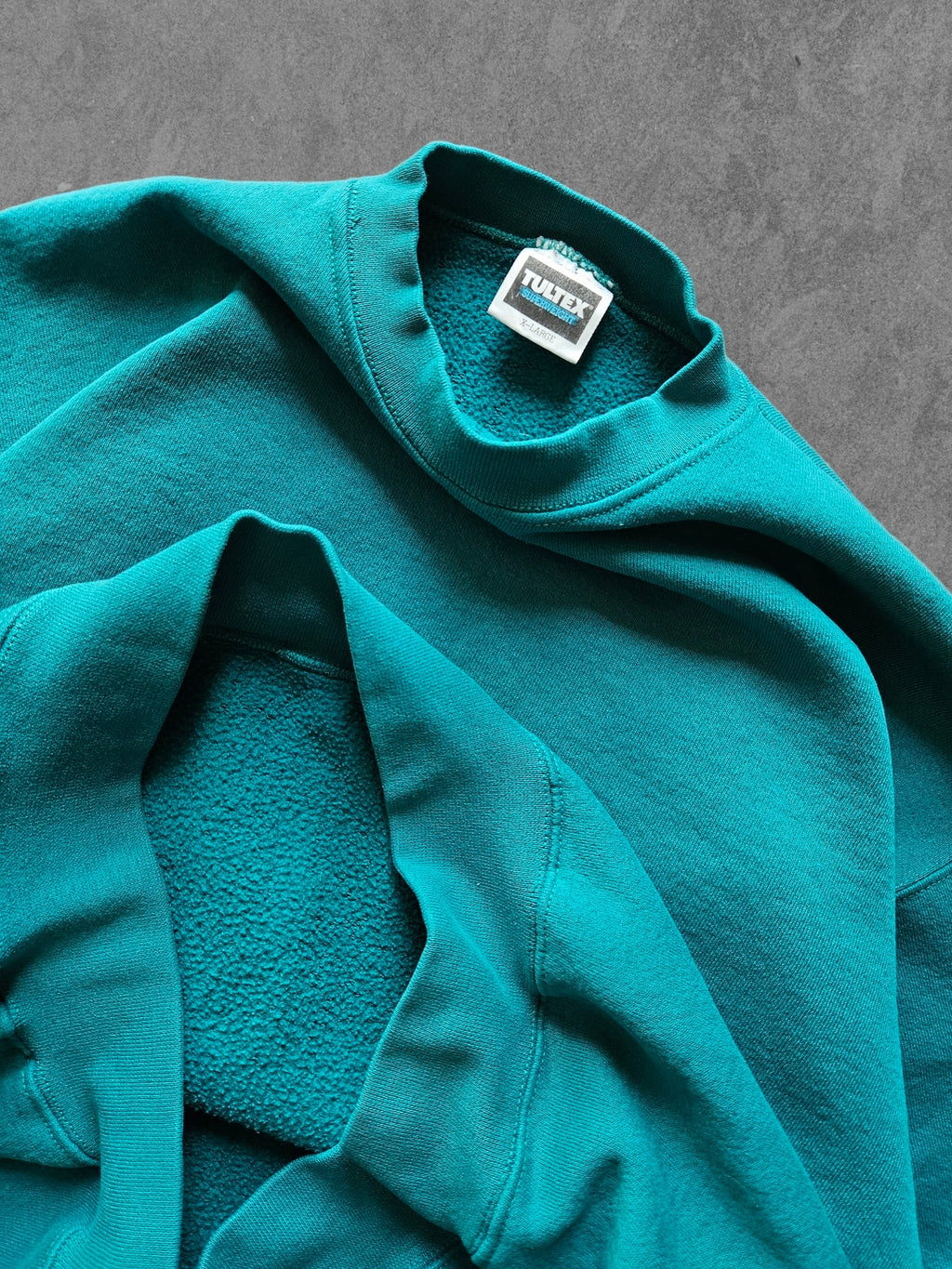 90s TULTEX SUPERWEIGHT BLANK SWEATSHIRT [XL]