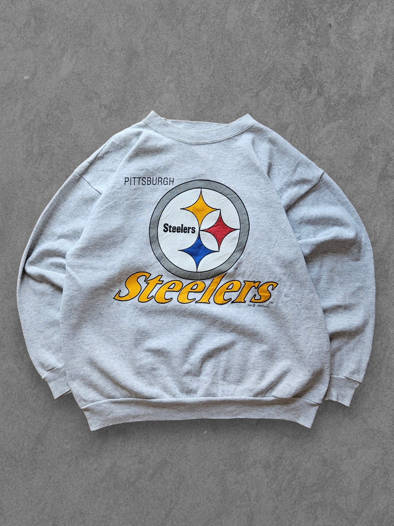 90s TULTEX ''PITTSBURGH STEELERS'' SWEATSHIRT [XXL]