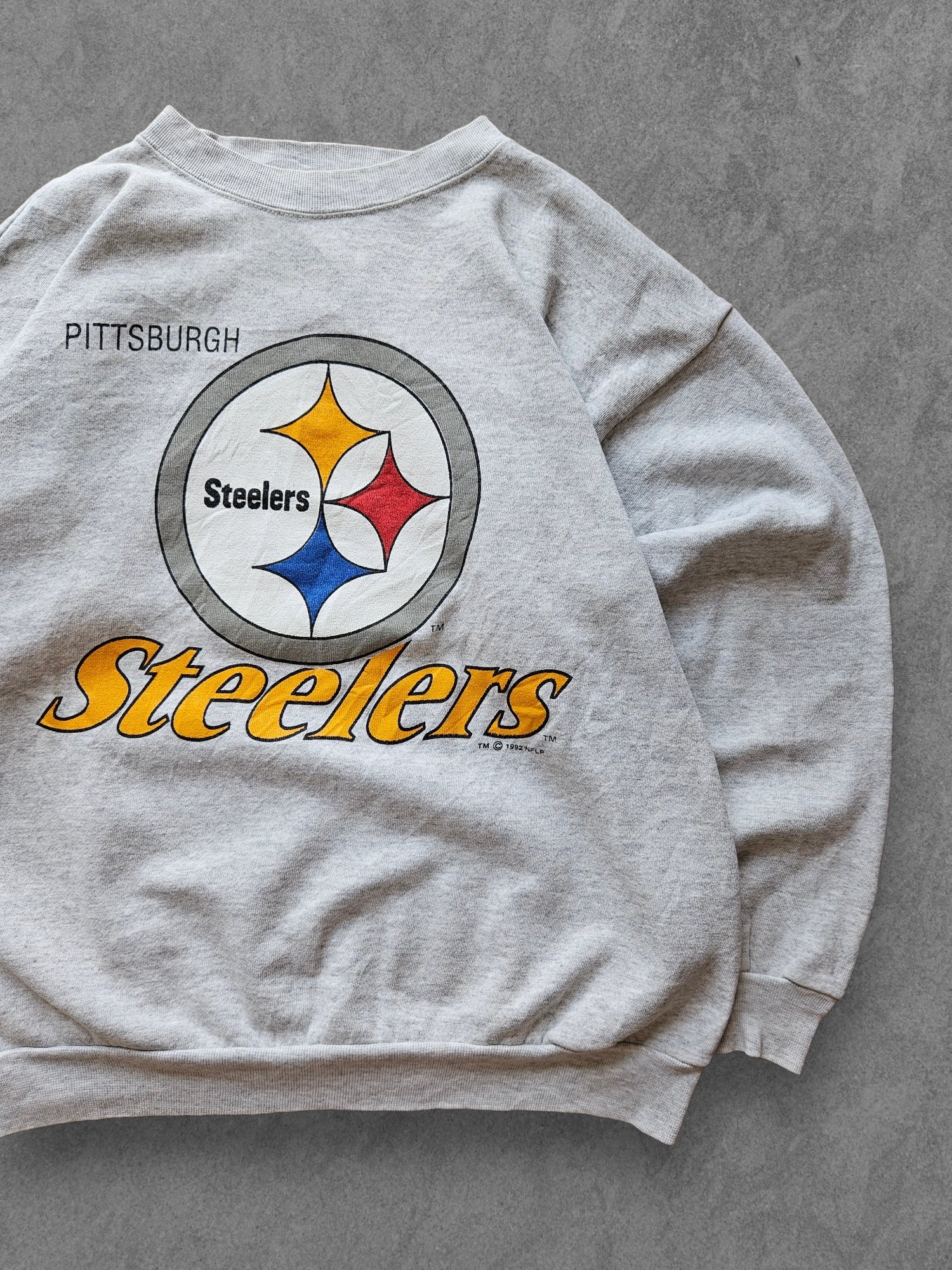 90s TULTEX ''PITTSBURGH STEELERS'' SWEATSHIRT [XXL]