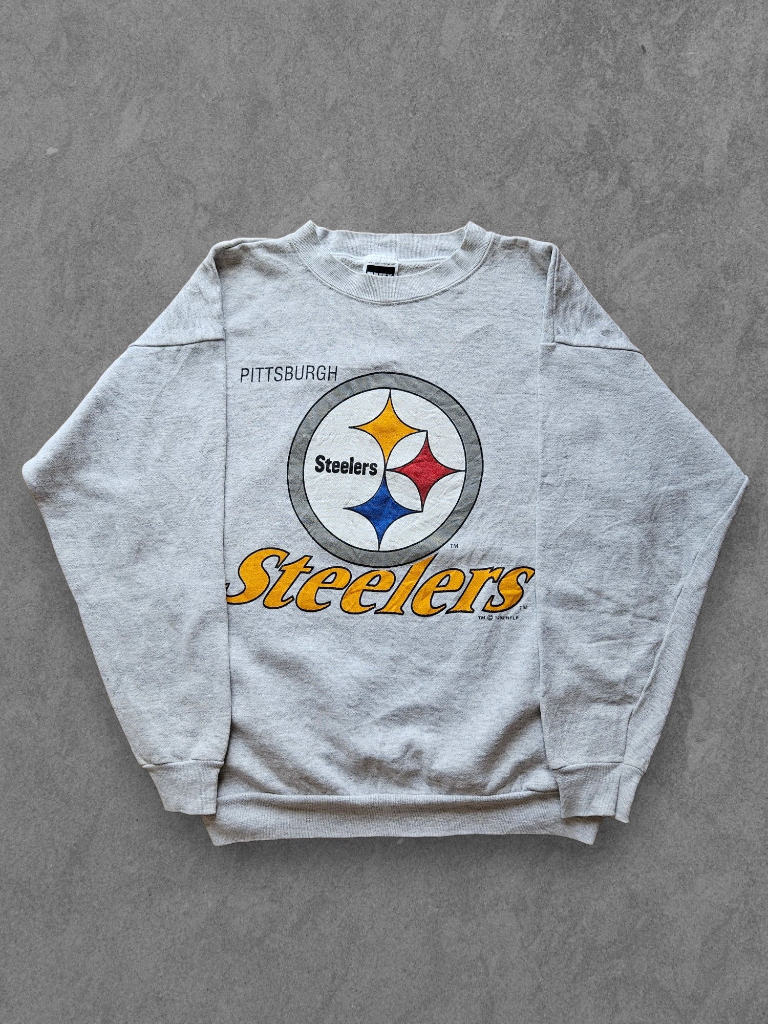 90s TULTEX ''PITTSBURGH STEELERS'' SWEATSHIRT [XXL]