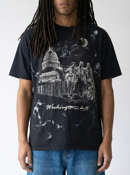 1990s Washington D.C. Vintage T-Shirt “Capitol Graphic” [XL]