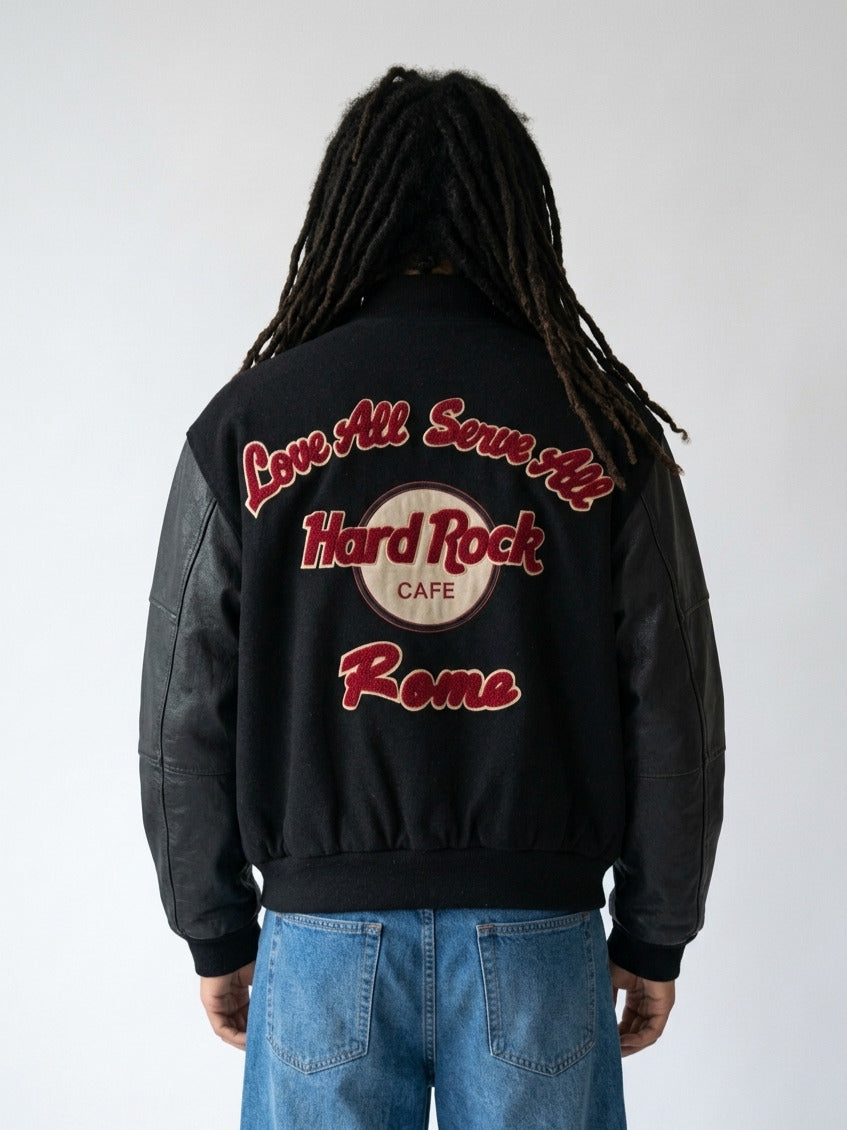 1990s Hard Rock Café Varsity Jacket ''Rome'' [L]