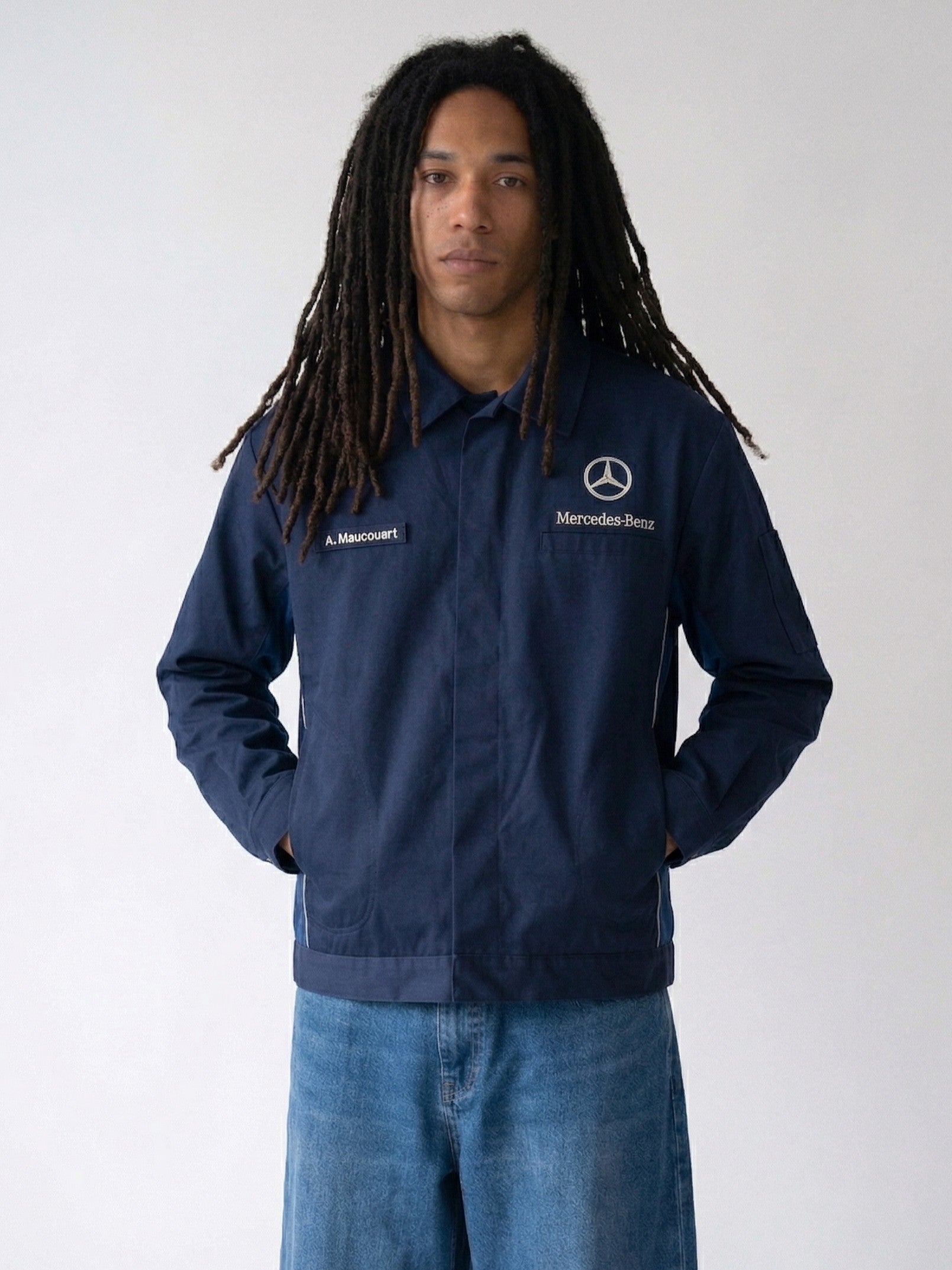 2000s Vintage Mercedes-Benz Service Jacket [L]