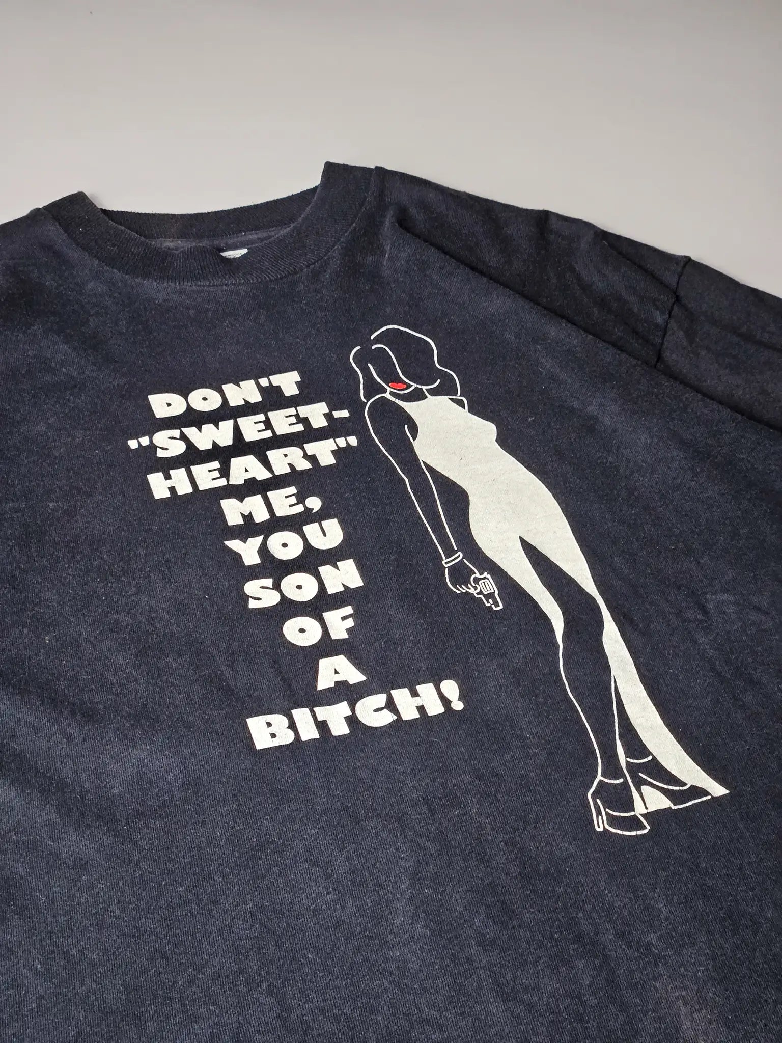 Don’t Sweet-Heart Me front graphic detail