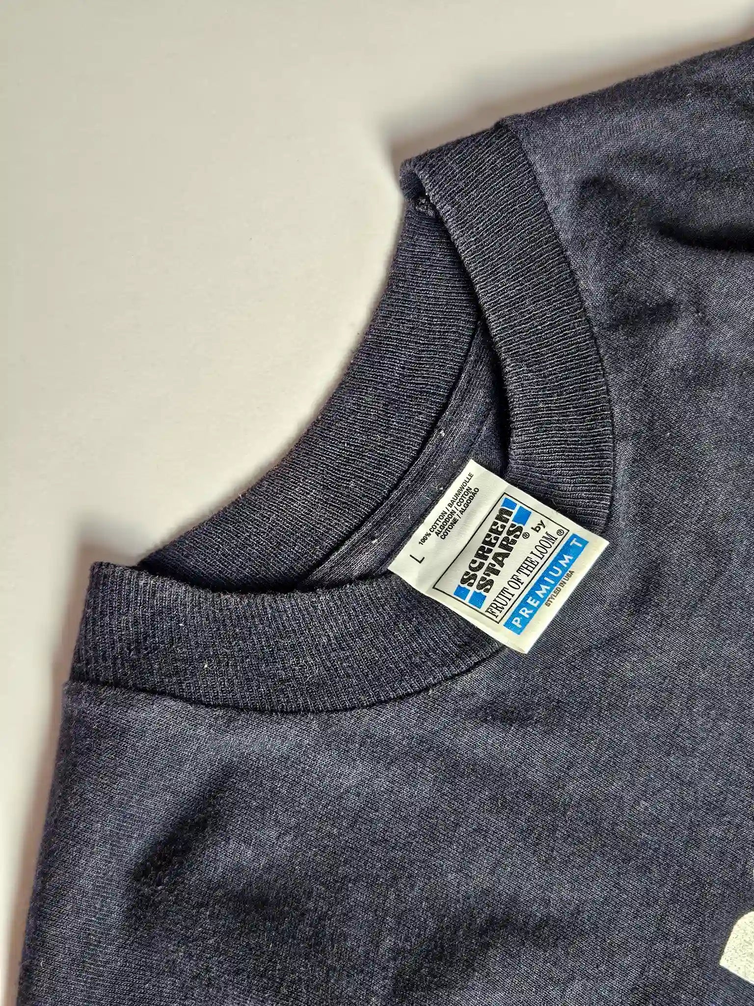 Screen Stars Premium vintage label detail