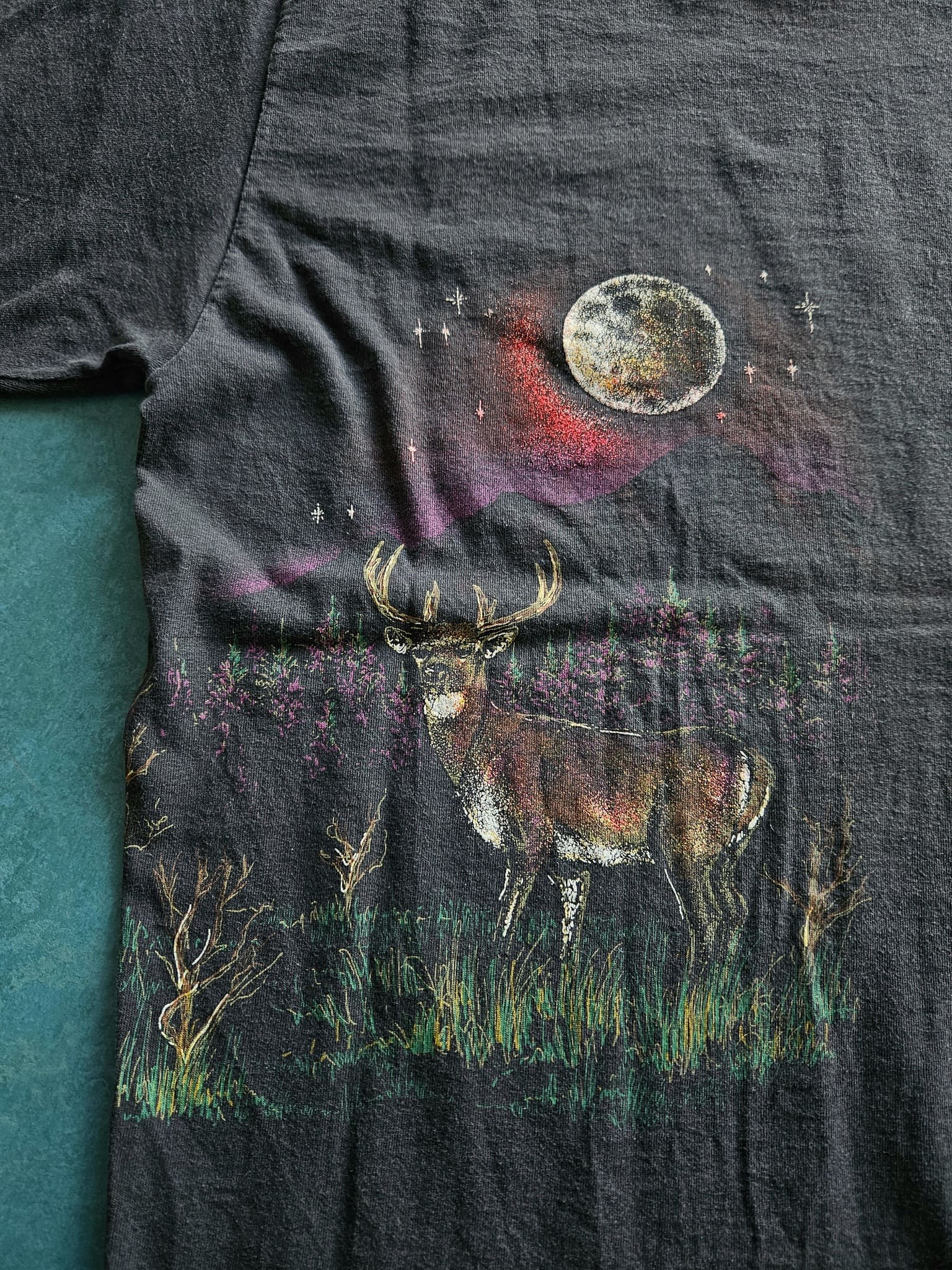 1990s VINTAGE ''HAZELWOODS'' T-SHIRT [XL]