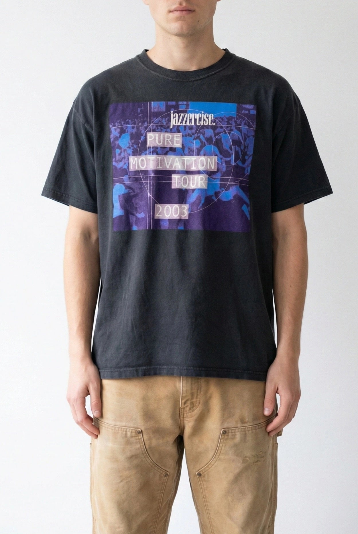 2003 Hanes Vintage Jazzercise T-Shirt “Pure Motivation Tour” [XL]