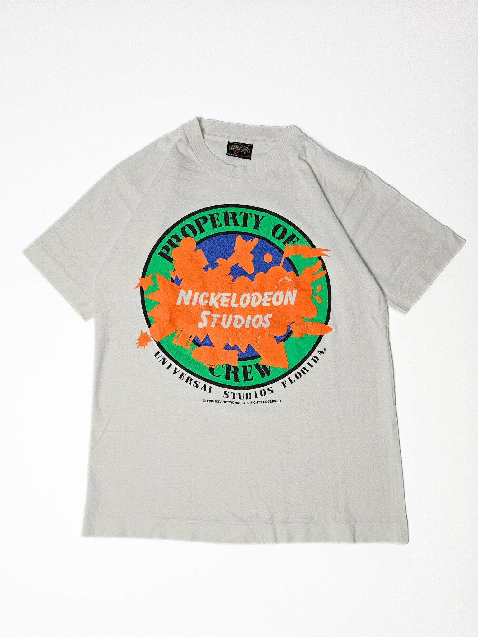 1990 Vintage Nickelodeon T-shirt ''Universal Studios Florida'' [S]