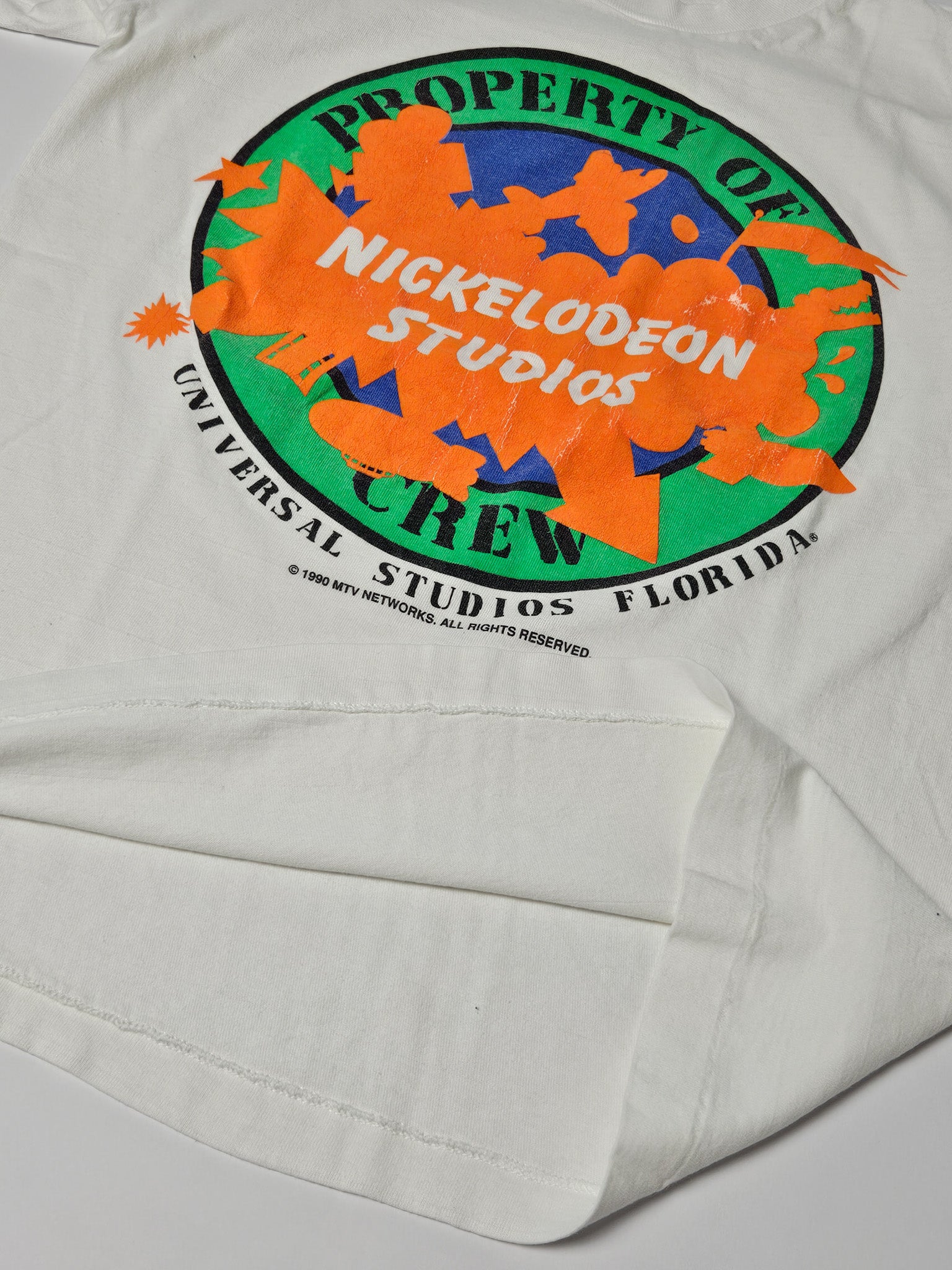1990 Vintage Nickelodeon T-shirt ''Universal Studios Florida'' [S]