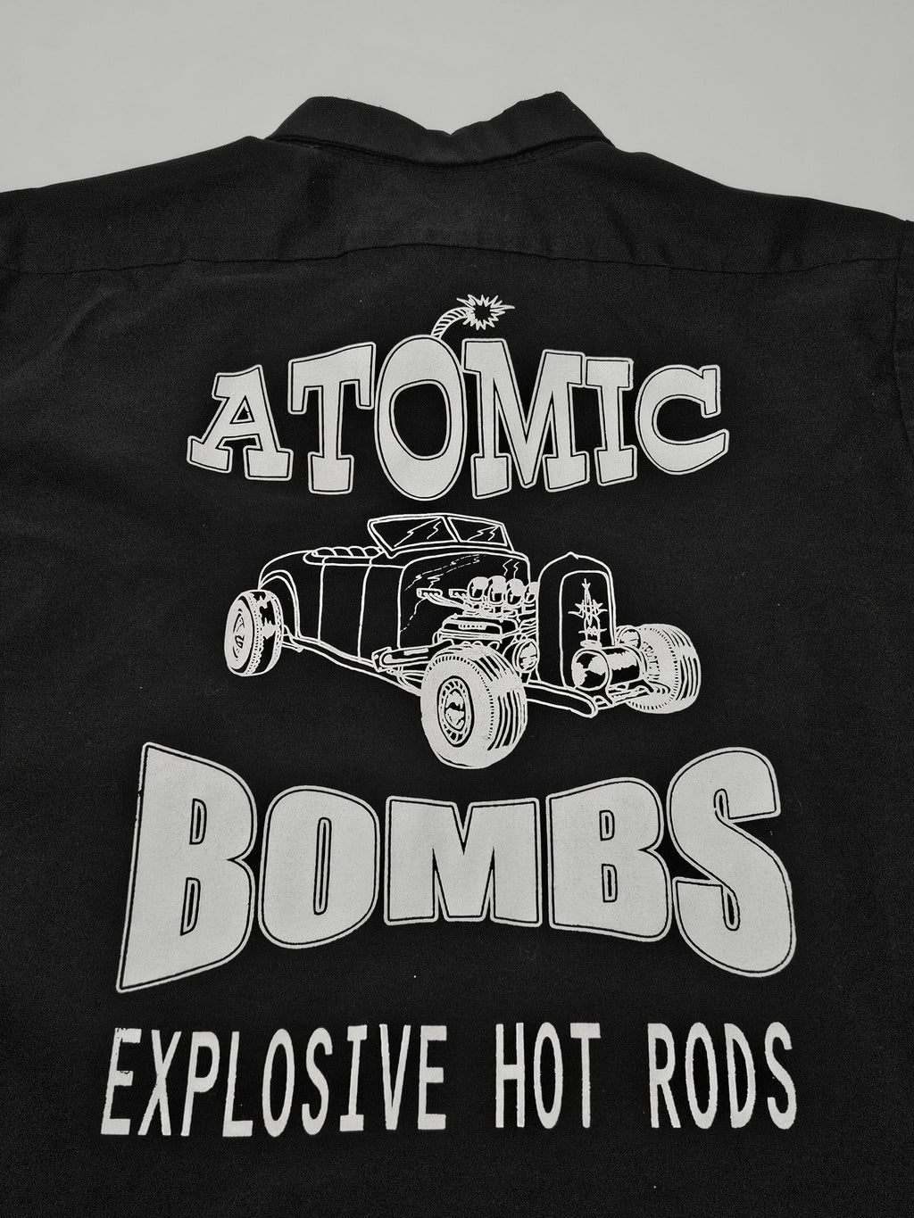 2000s Vintage Work Shirt ''Hot Rods'' [XL]
