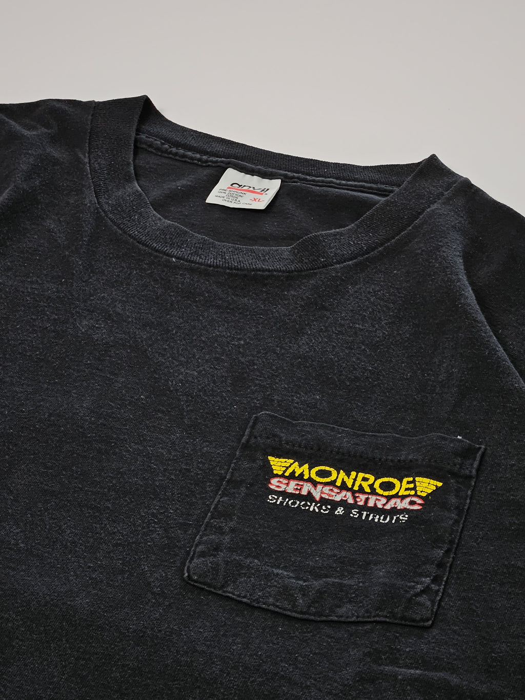 1990s Vintage Anvil T-shirt ''Monroe '' [XL]