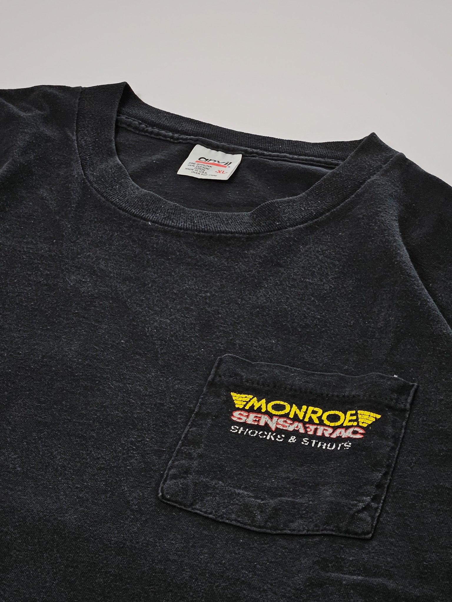 1990s Vintage Anvil T-shirt ''Monroe '' [XL]