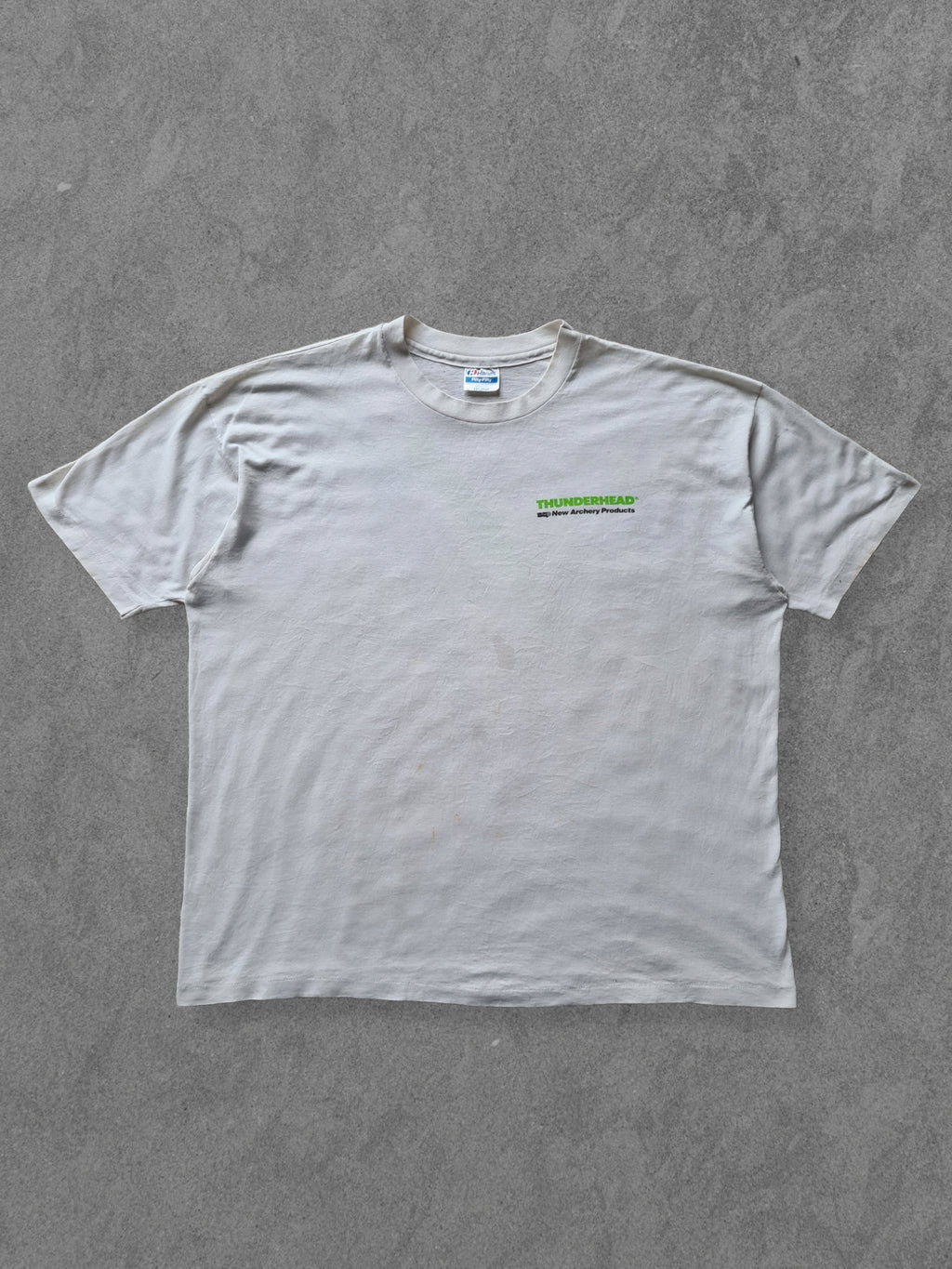 De vintage winkel met tweedehands kleding uit de thrift | 1989 HANES ''THUNDERHEAD'' T-SHIRT [XL] T-SHIRT