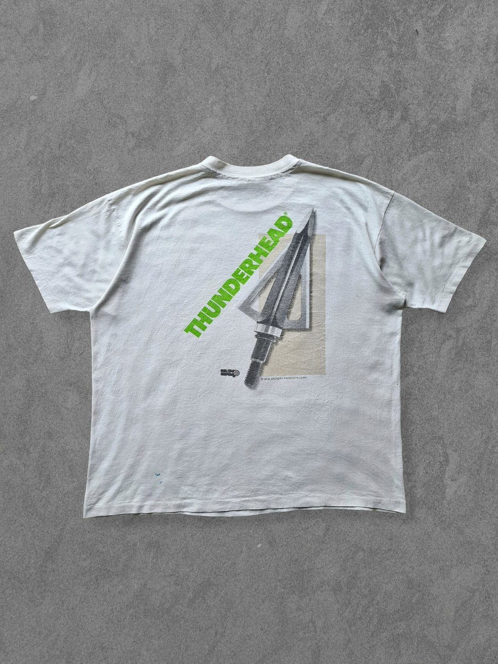 De vintage winkel met tweedehands kleding uit de thrift | 1989 HANES ''THUNDERHEAD'' T-SHIRT [XL] T-SHIRT