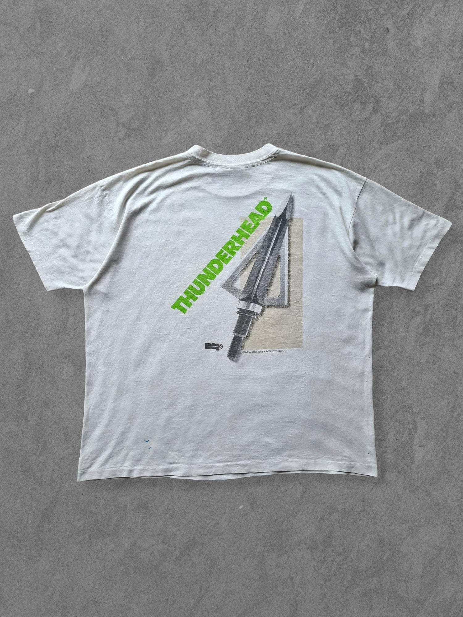 De vintage winkel met tweedehands kleding uit de thrift | 1989 HANES ''THUNDERHEAD'' T-SHIRT [XL] T-SHIRT