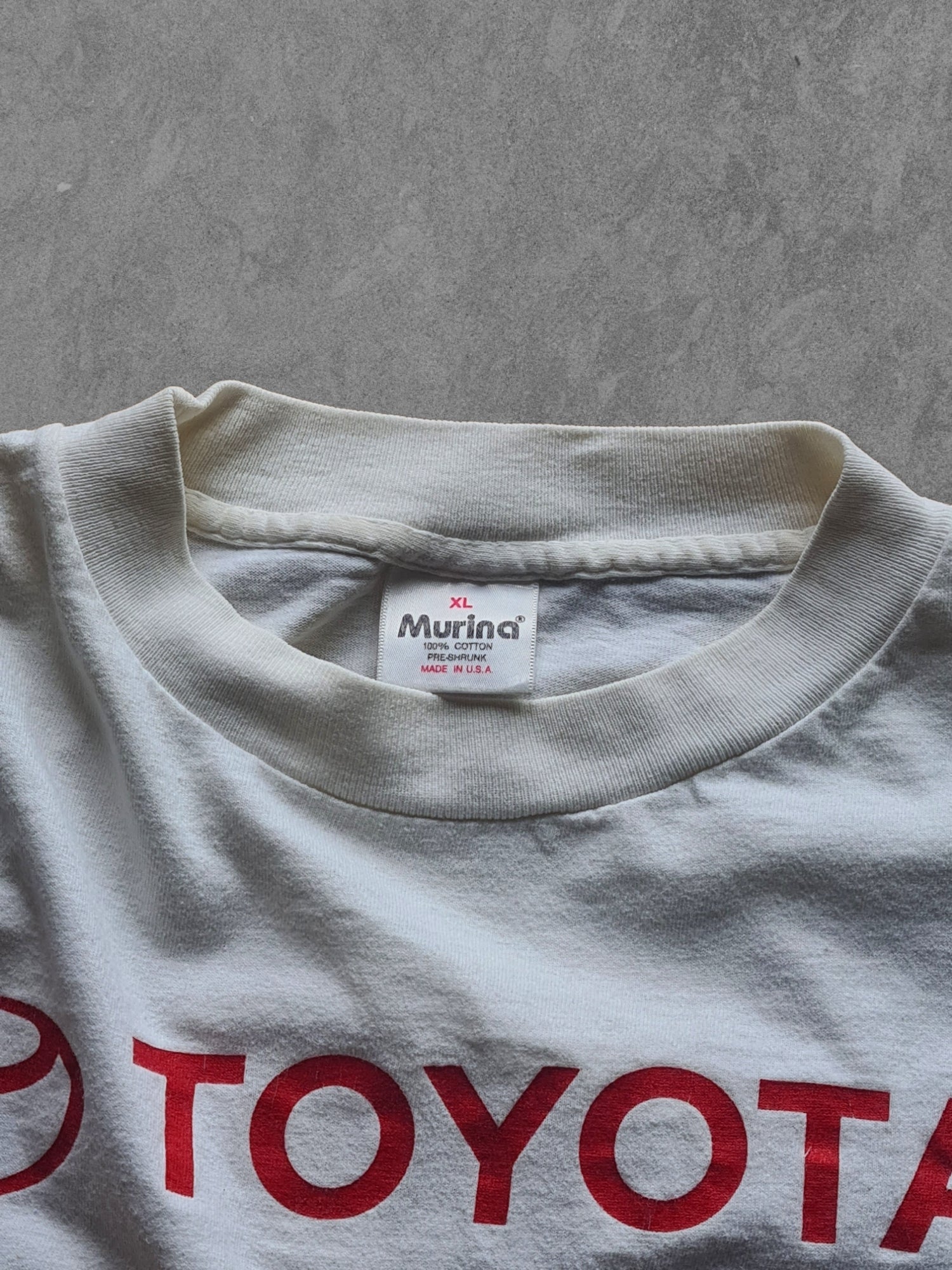 De vintage winkel met tweedehands kleding uit de thrift | 1996 MURINA ''TOYOTA'' LONGSLEEVE T-SHIRT [XL] T-SHIRT