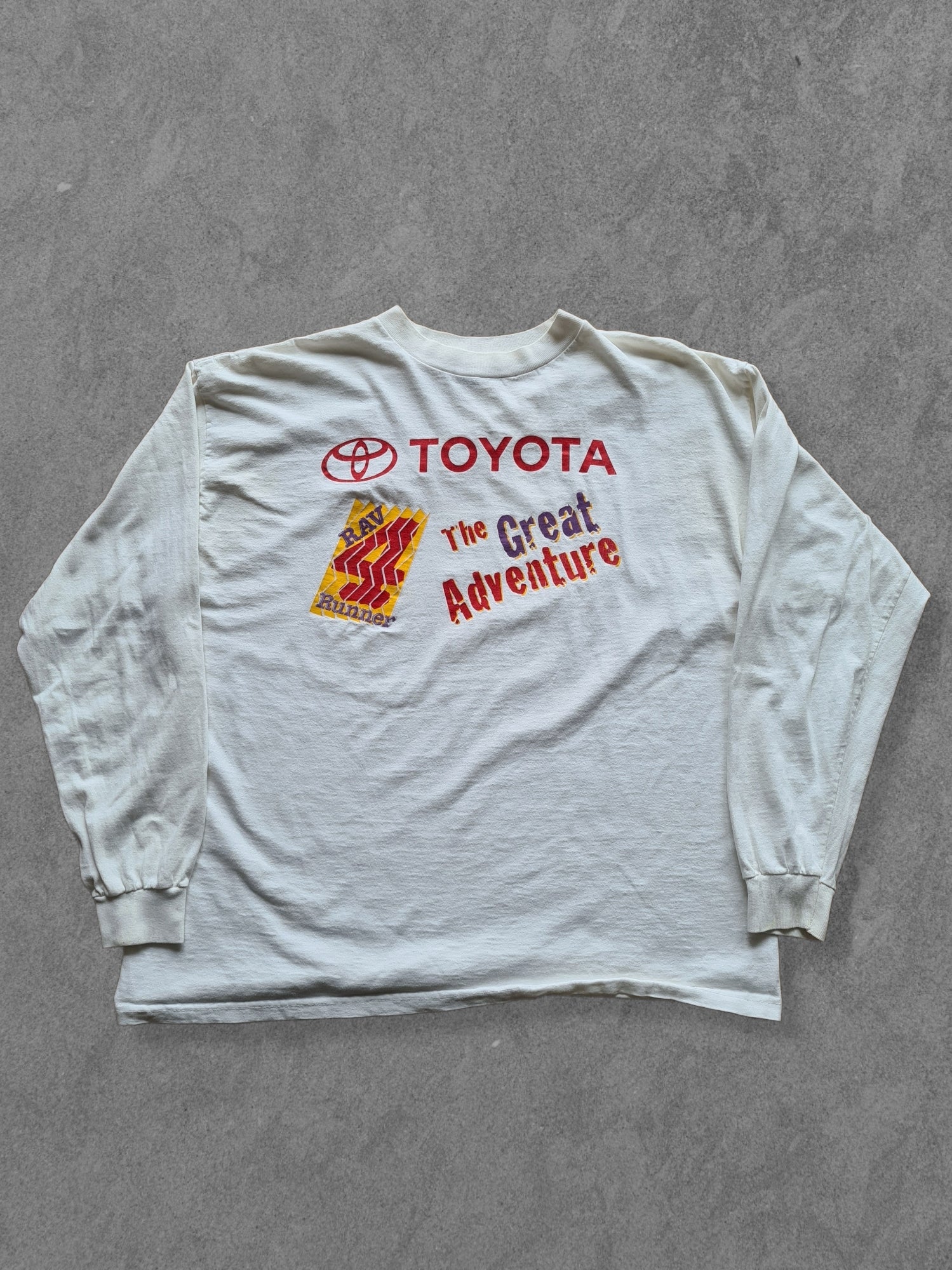 De vintage winkel met tweedehands kleding uit de thrift | 1996 MURINA ''TOYOTA'' LONGSLEEVE T-SHIRT [XL] T-SHIRT