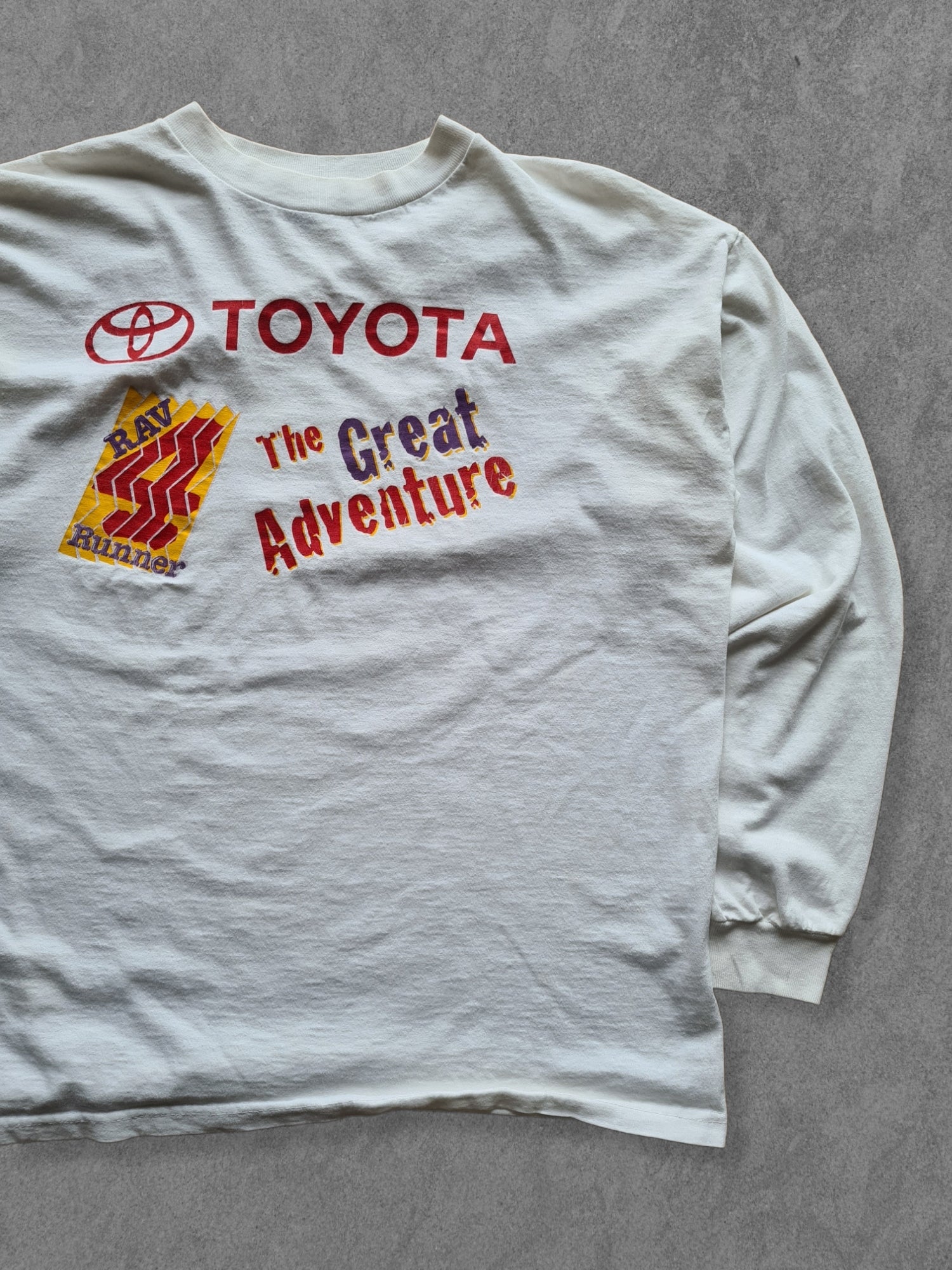 De vintage winkel met tweedehands kleding uit de thrift | 1996 MURINA ''TOYOTA'' LONGSLEEVE T-SHIRT [XL] T-SHIRT