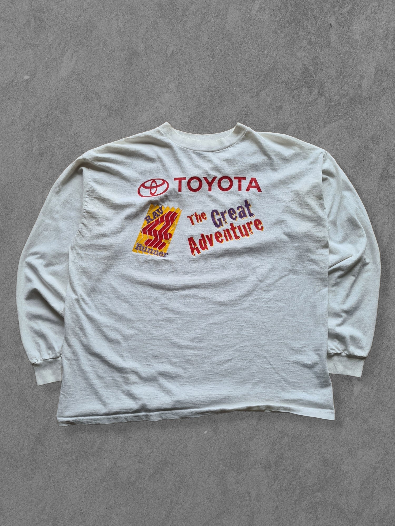 De vintage winkel met tweedehands kleding uit de thrift | 1996 MURINA ''TOYOTA'' LONGSLEEVE T-SHIRT [XL] T-SHIRT