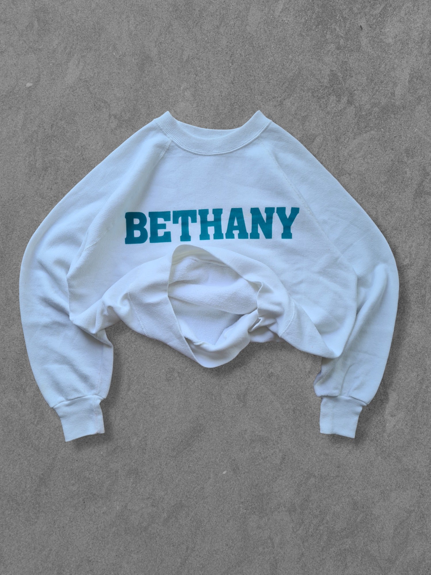 De vintage winkel met tweedehands kleding uit de thrift | 80s BETHANY COLLEGE SWEATSHIRT [L] SWEATSHIRT