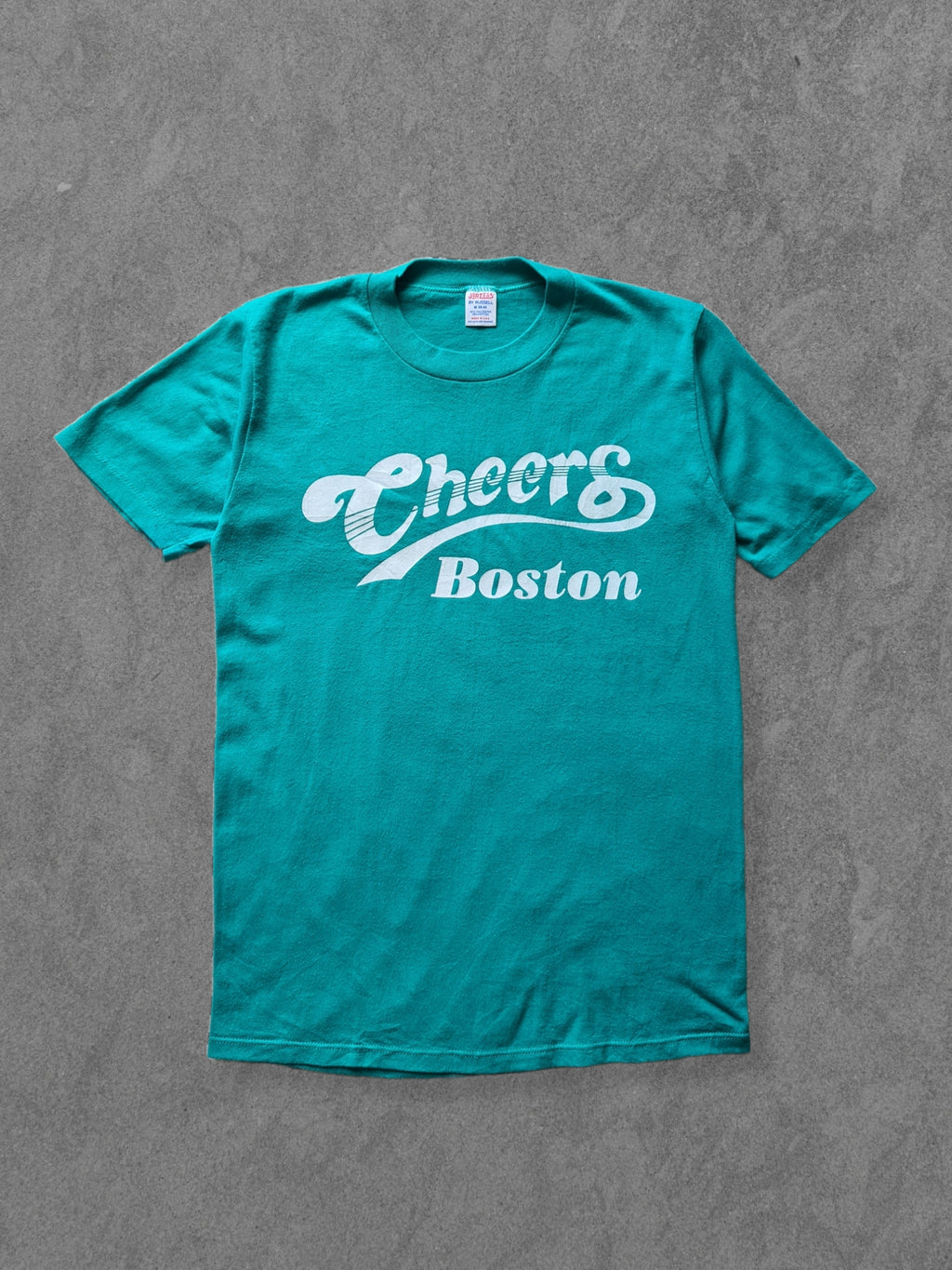 De vintage winkel met tweedehands kleding uit de thrift | 80s JERZEES BY RUSSELL ''BOSTON'' T-SHIRT [M] T-SHIRT