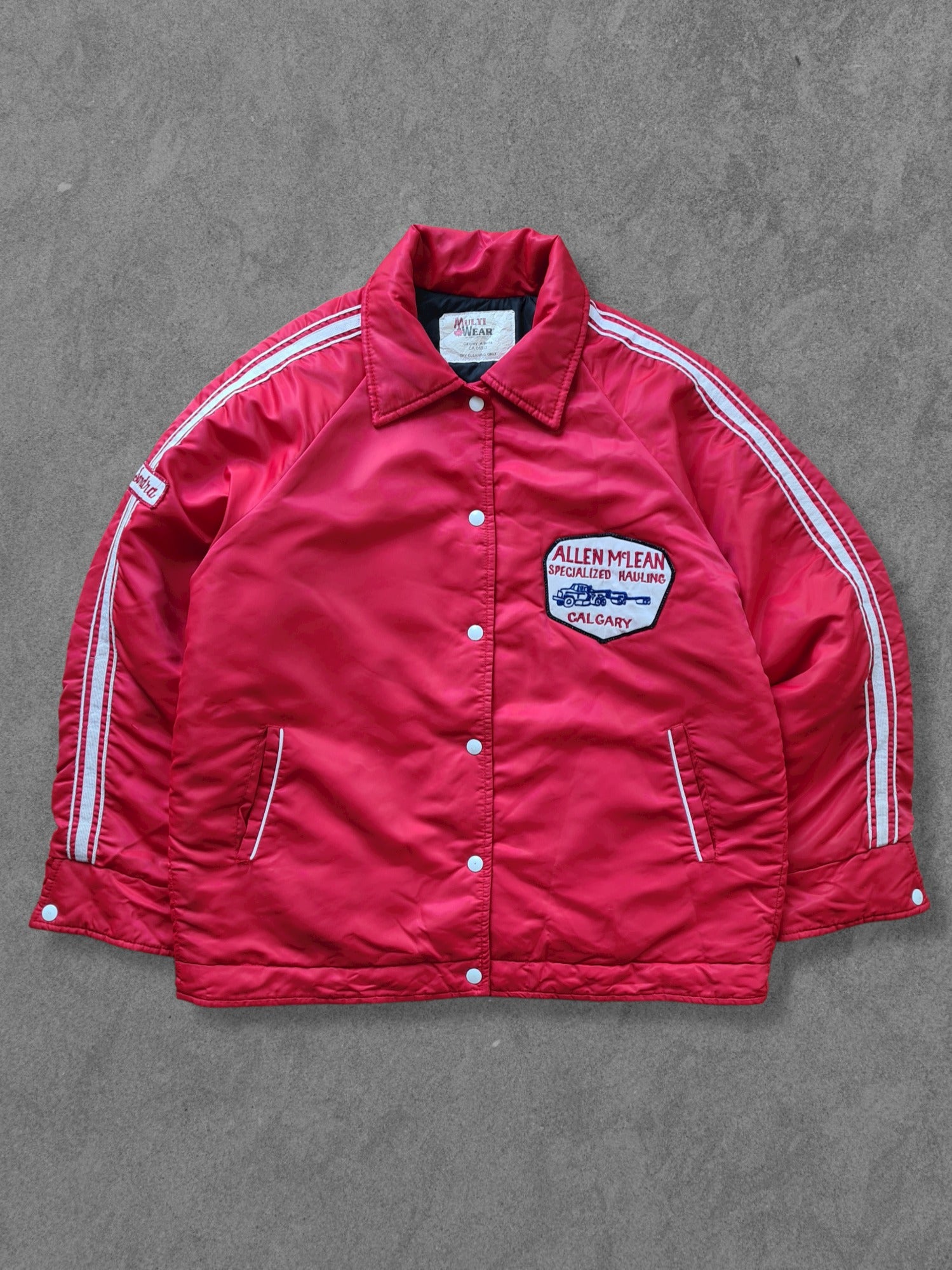 De vintage winkel met tweedehands kleding uit de thrift | 80s MULTI WEAR ''SPECIALIZED HAULING'' JACKET [L] OUTERWEAR