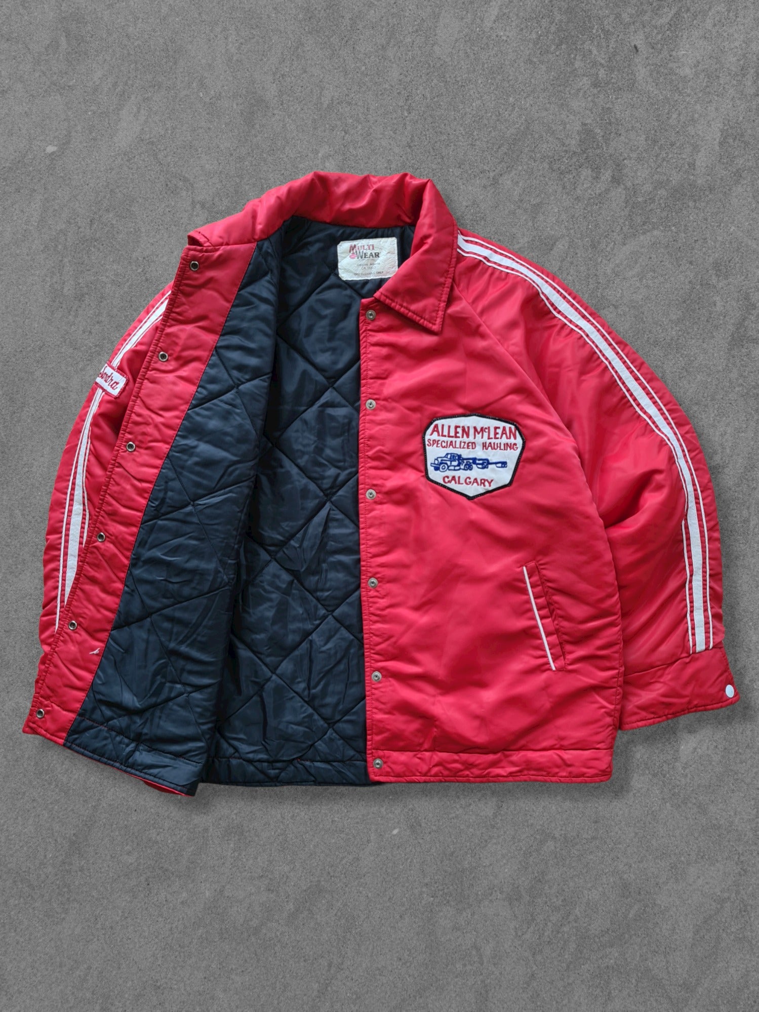 De vintage winkel met tweedehands kleding uit de thrift | 80s MULTI WEAR ''SPECIALIZED HAULING'' JACKET [L] OUTERWEAR