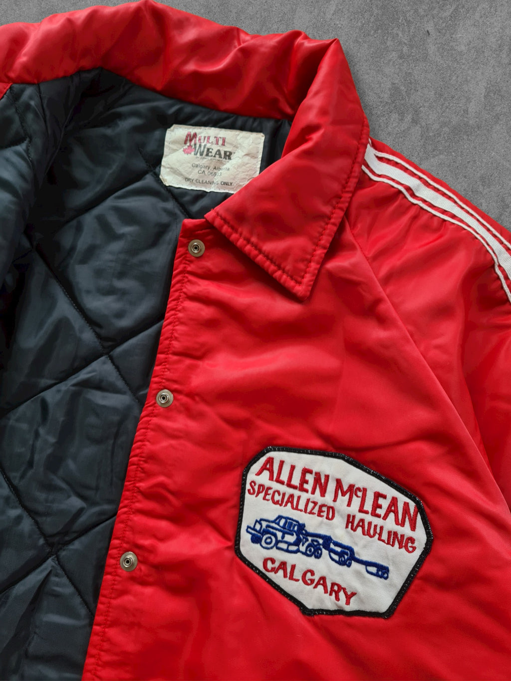 De vintage winkel met tweedehands kleding uit de thrift | 80s MULTI WEAR ''SPECIALIZED HAULING'' JACKET [L] OUTERWEAR