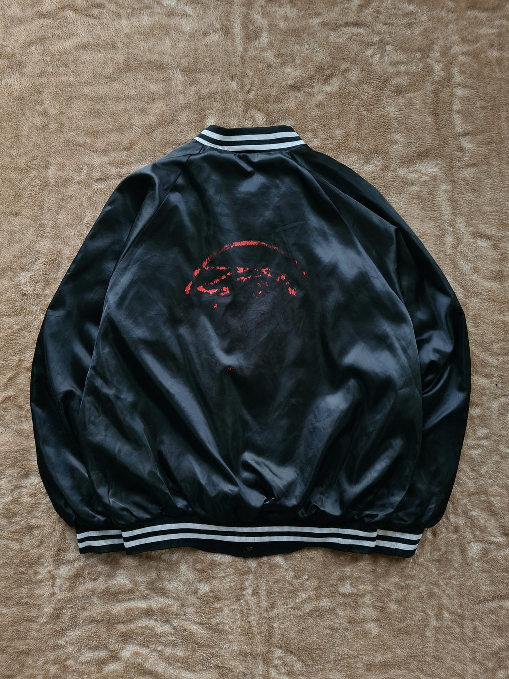 De vintage winkel met tweedehands kleding uit de thrift | 90s CARDINAL FADED BOMBER JACKET [XL] OUTERWEAR