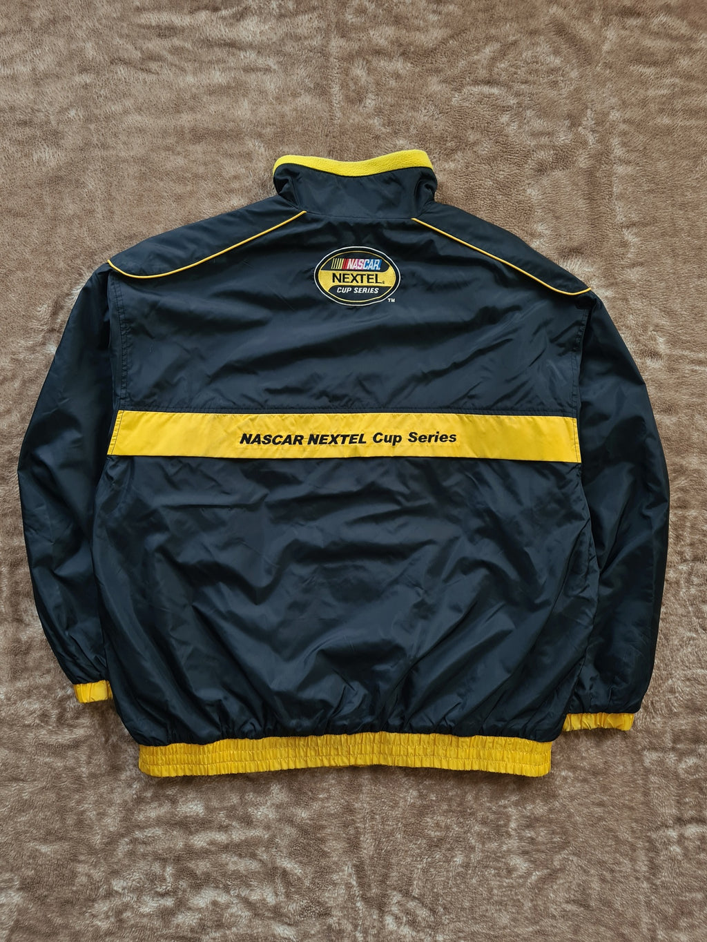 De vintage winkel met tweedehands kleding uit de thrift | 90s CHECKERED FLAG ''NASCAR'' JACKET [XL] OUTERWEAR